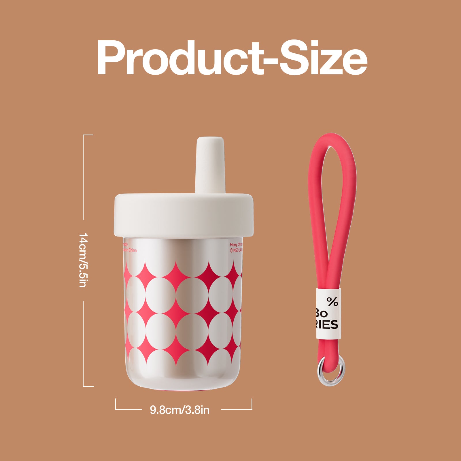 Bobo Tumbler With Ceramic Coating-White - Thumbnail 9