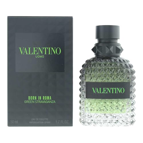 Valentino Uomo Born In Roma Green Stravaganza 1.7 Fl Oz EDT - Thumbnail 2
