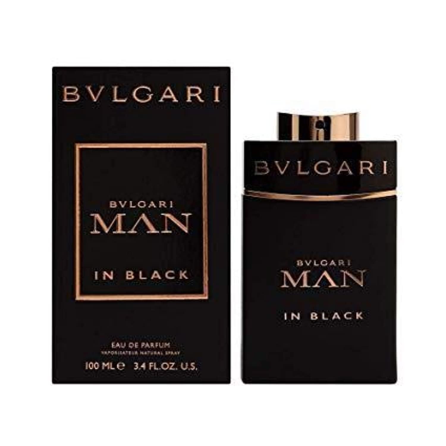 Bvlgari Man In Black Rechargeable Refillable EDP 3.4 oz - Thumbnail 2