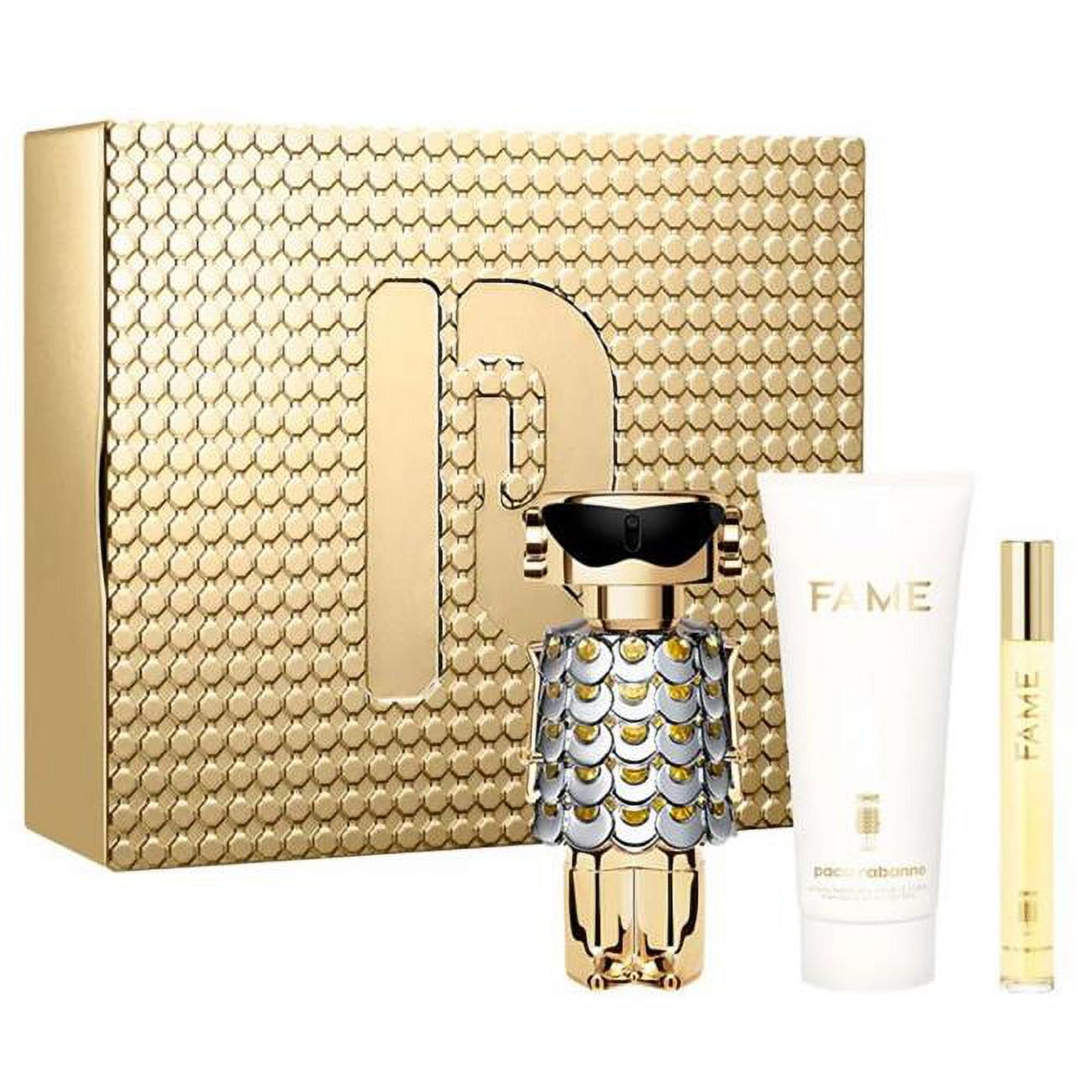 [Set] Paco Fame 2.8 L + 3.4 B/l + France 3pcs Bybox EDP 10 ml