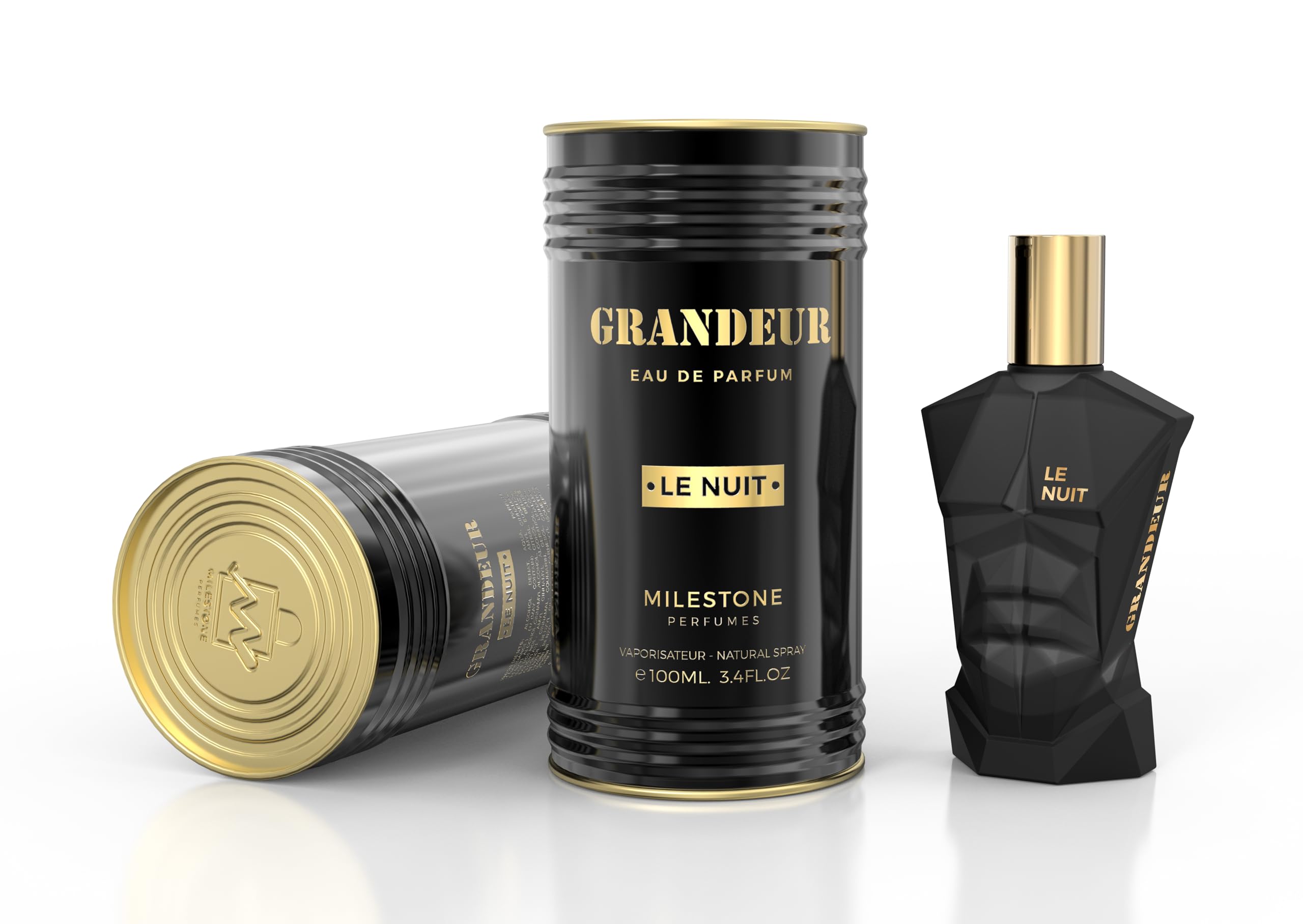 Milestone Perfumes Grandeur Le Nuit For Men EDP 3.4 oz