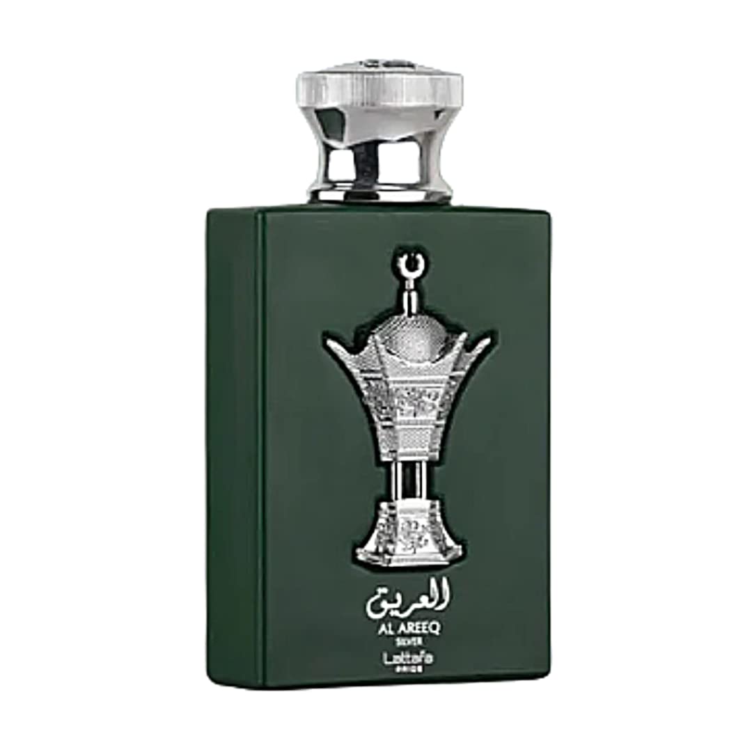 Al Areeq Silver By Lattafa For Men EDP 3.4 oz - Thumbnail 2