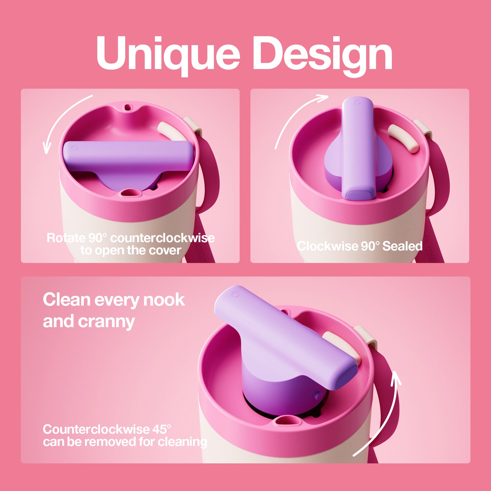 Twist Tumbler-Pink Purple - Thumbnail 3