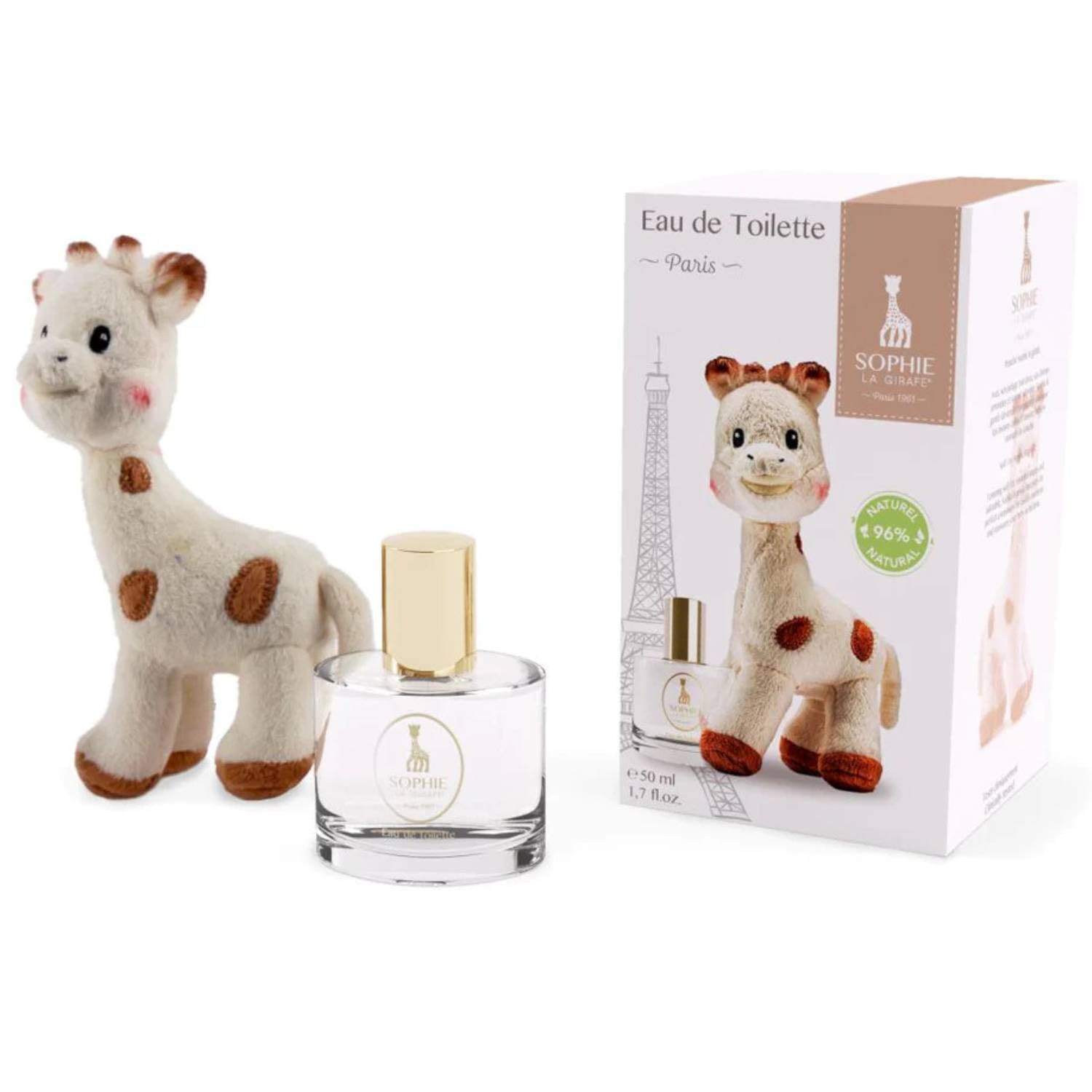 [Set] Sophie la Girafe 1.7 U + Soft Toy France 12pcs Bybox EDT