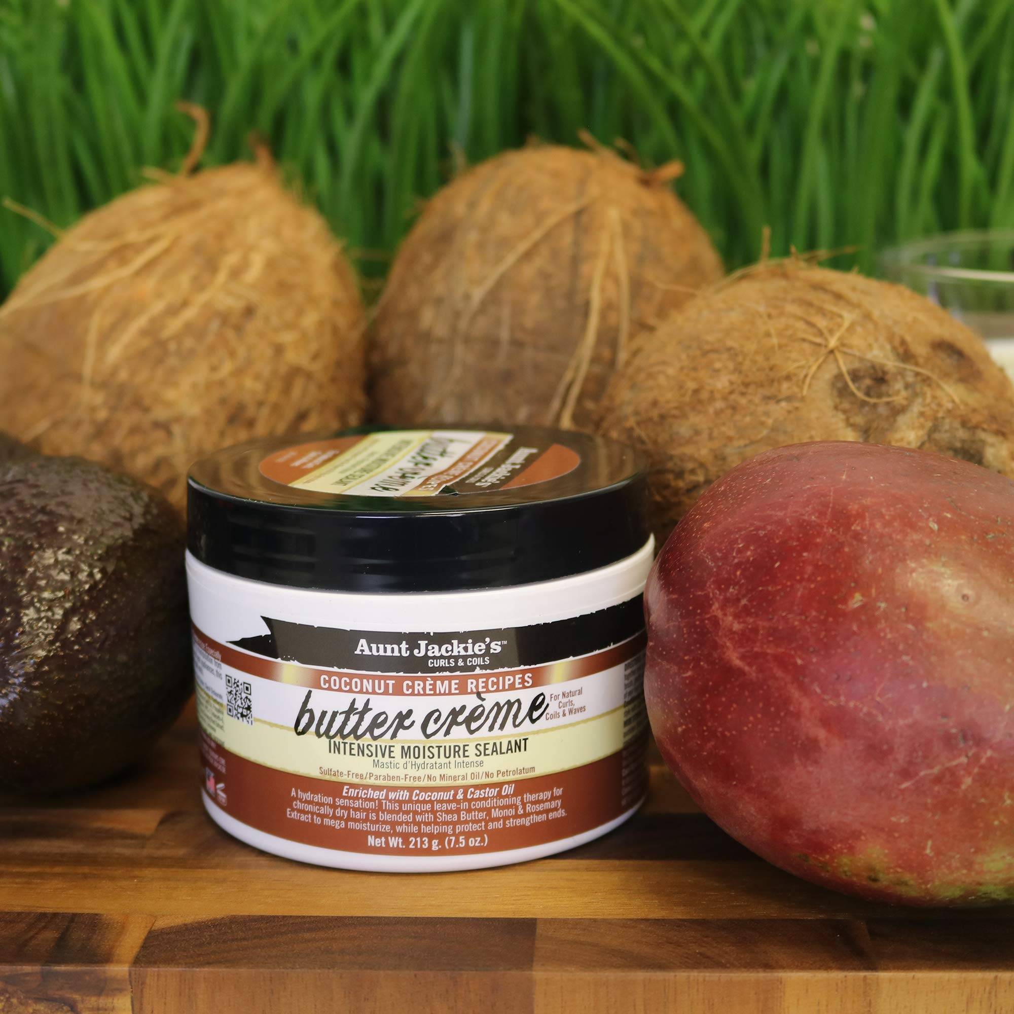 Aunt Jackie's Coconut Crème Recipes Butter Crème Intensive Moisture Sealant - Thumbnail 3