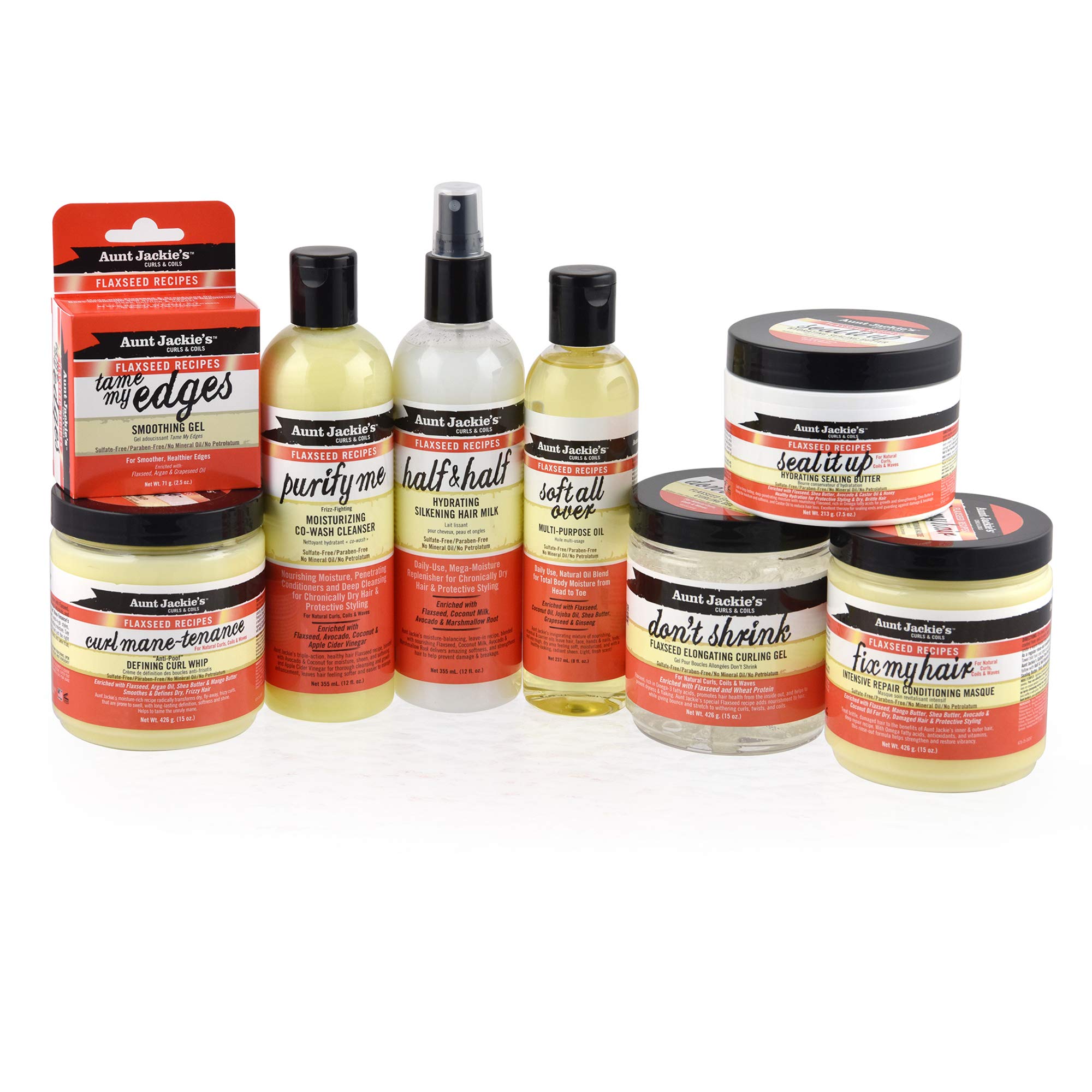 Aunt Jackie's Flaxseed Recipes Curl Mane Tenance Lightwieght Anti Poof Defining - Thumbnail 3