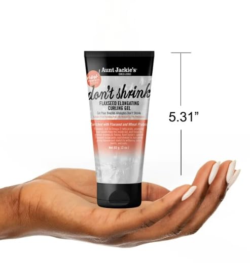 Aunt Jackie's Don't Shrink Flaxseed Elongating Curling Gel 3 oz - Thumbnail 3