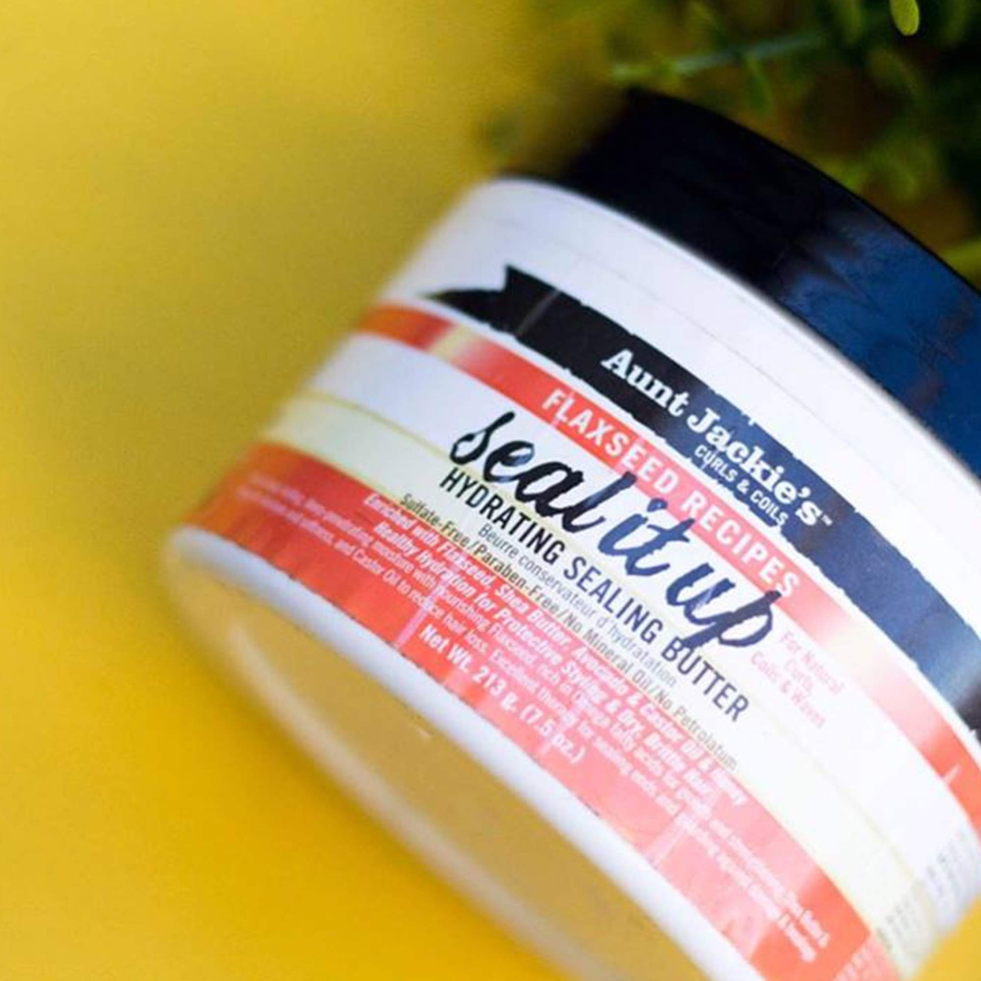Aunt Jackie's Flaxseed Recipes Seal It Up Hydrating Sealing Butter Helps - Thumbnail 3