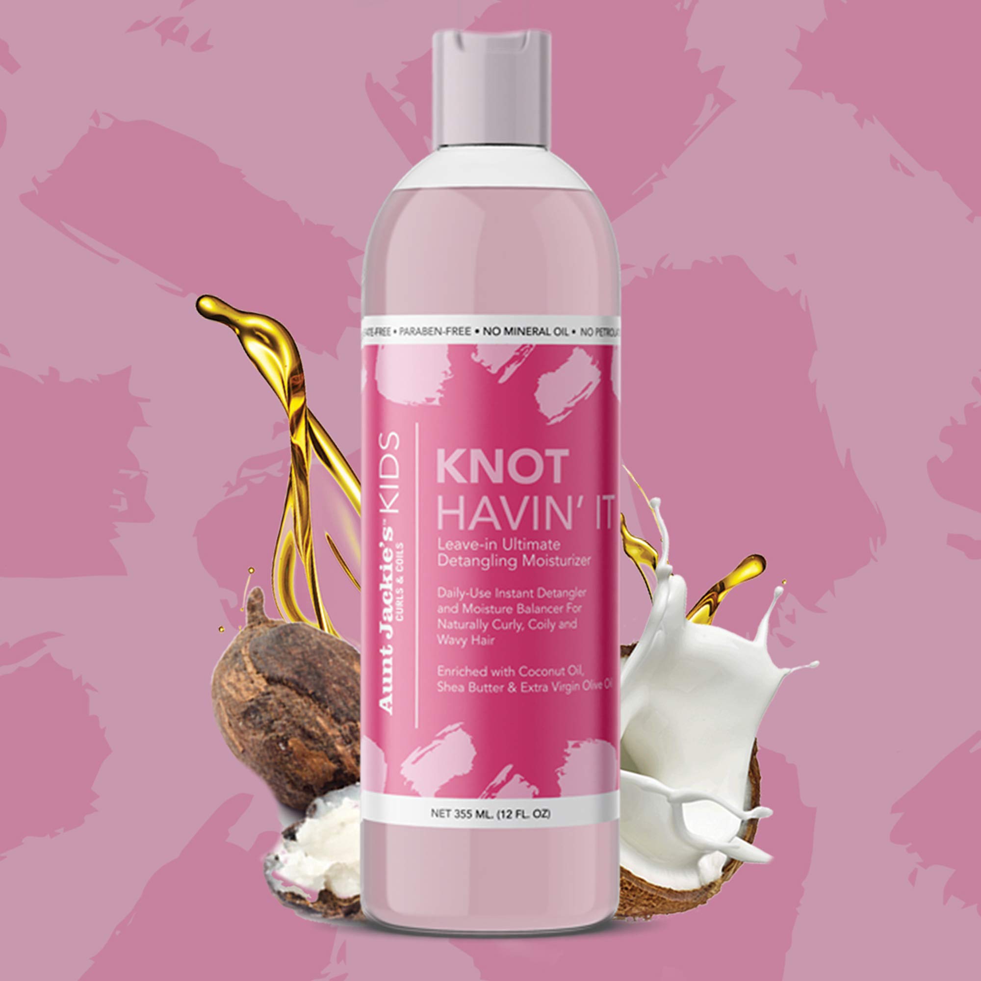 Aunt Jackie's Kids Knot Havin' It Leave In Ultimate Detangling Hair Moisturizer - Thumbnail 3