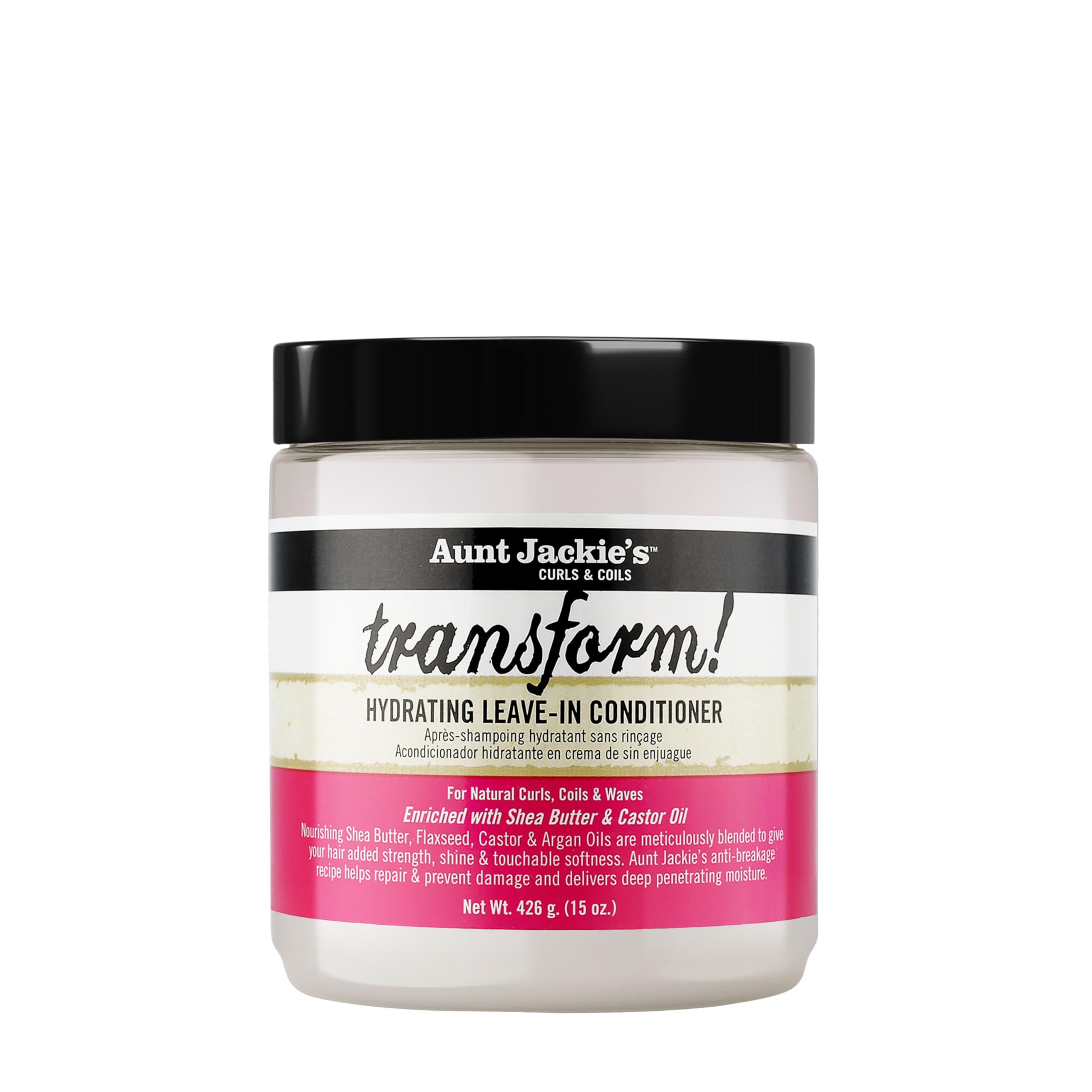 Aunt Jackie's Curls and Coils Transform Hydrating Leave In Creme Conditioner