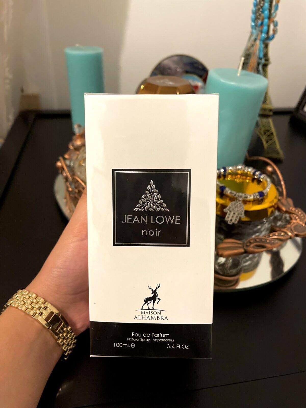Jean Lowe Noir By Maison Alhambra For Men EDP 3.4 oz