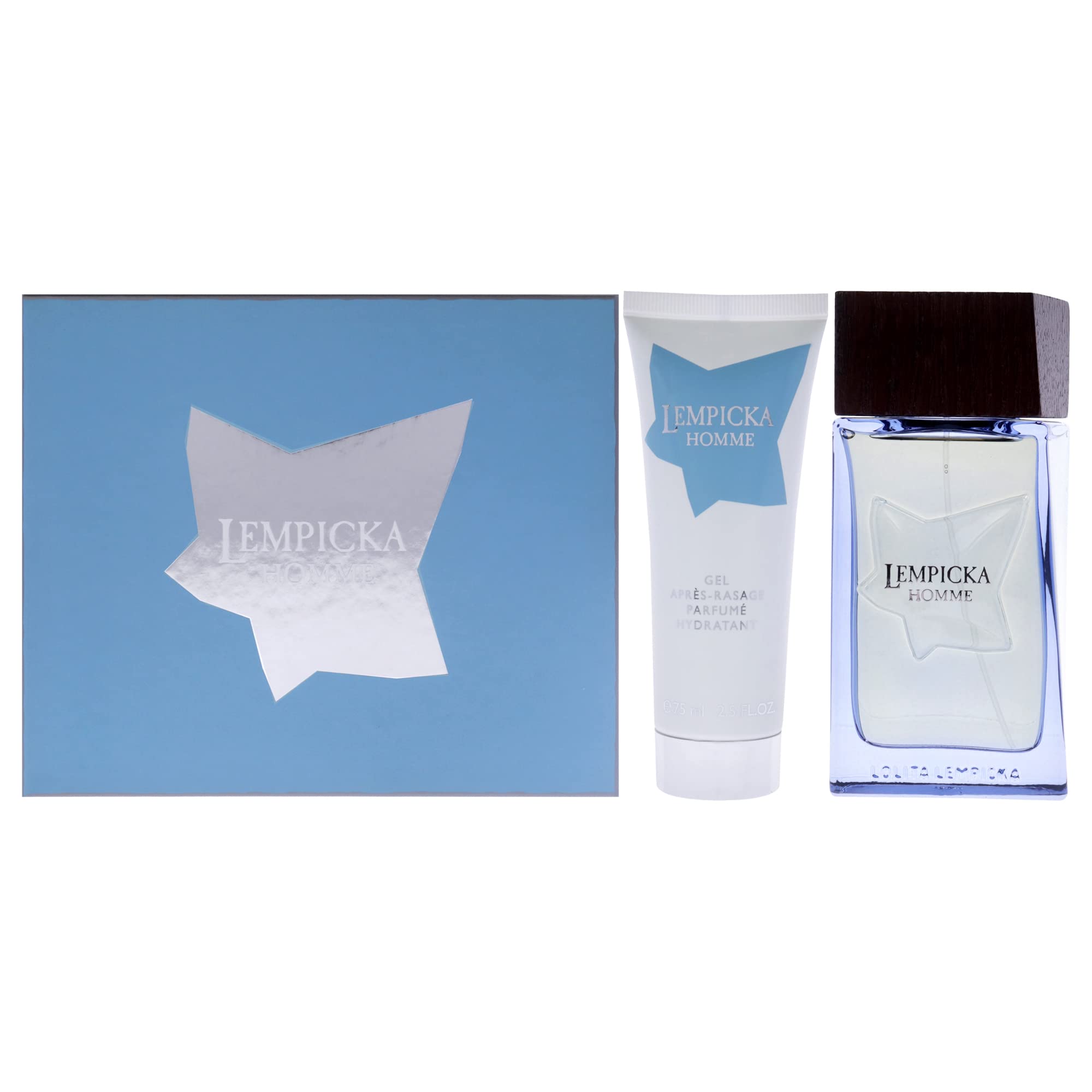 [Set] Lolita Lempicka Lolita Lempicka After Shave Gel Men 2 Pc EDT 3.4 oz