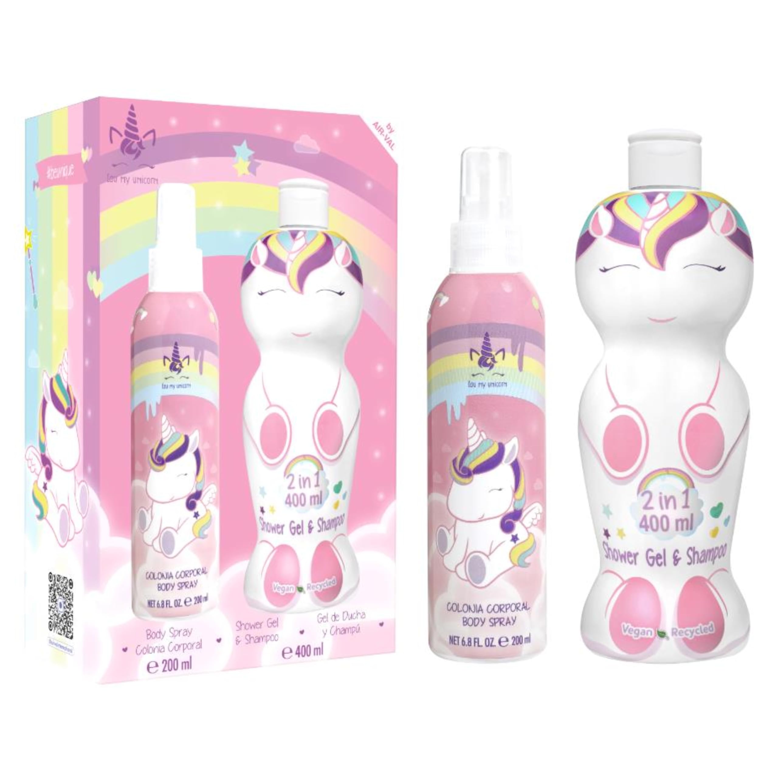 [Set] Eau My Unicorn 6.7 Body +13.5 Sg Shampoo Usa 1pcs Bybox