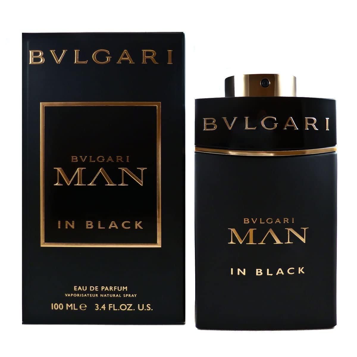 Bvlgari Man In Black Rechargeable Refillable EDP 3.4 oz - Thumbnail 3