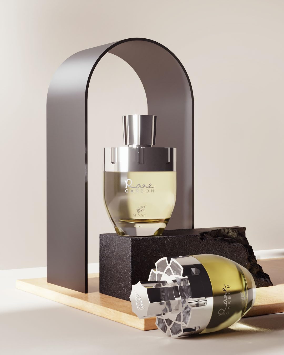 Rare Carbon By Afnan For Men EDP 3.4 oz - Thumbnail 3