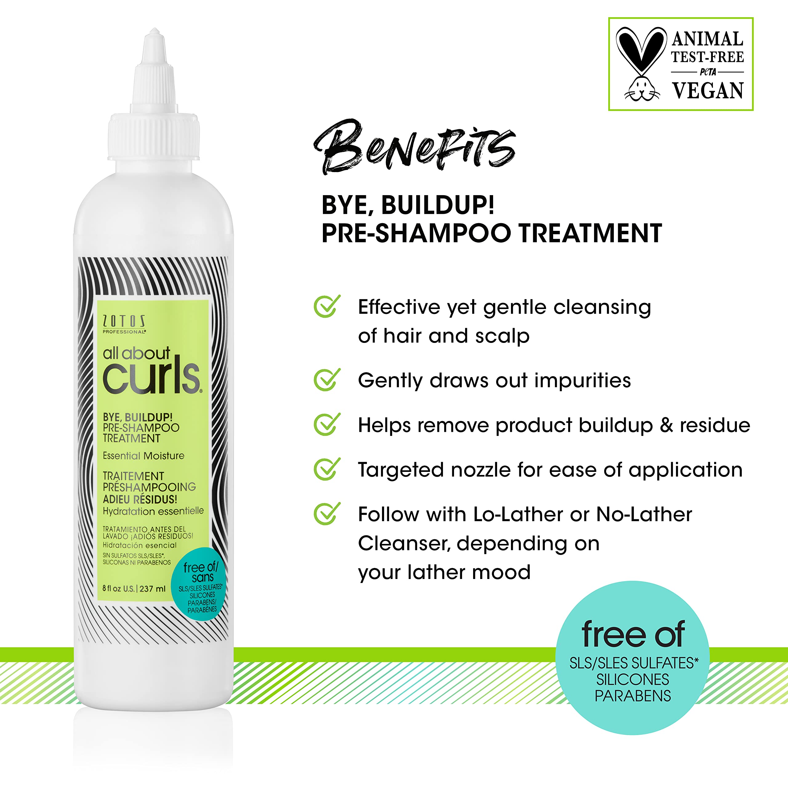 All About Curls Bye Buildup! Pre Shampoo Treatment | Curly Hair Products | - Thumbnail 3