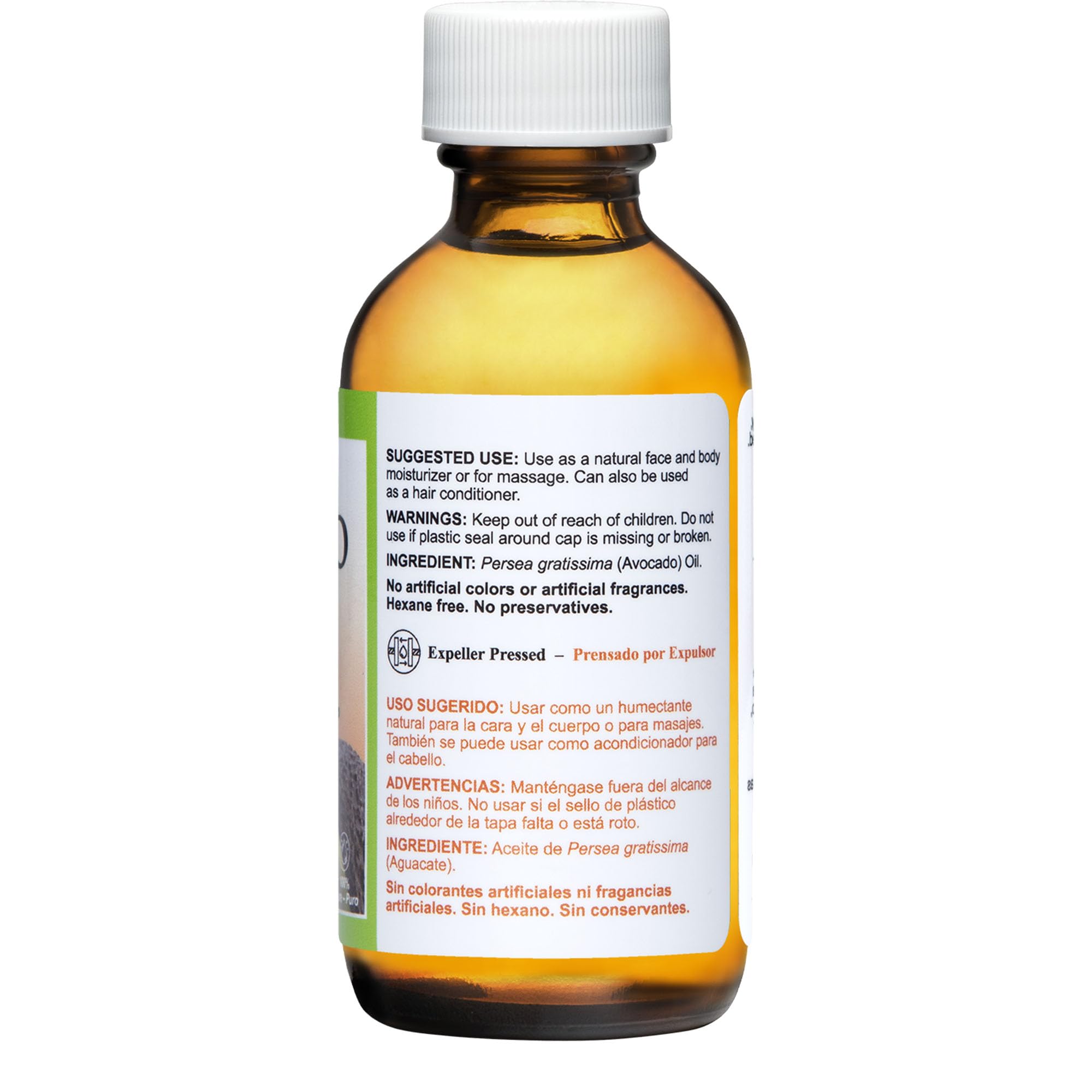 De la Cruz Avocado Oil Expeller Pressed Pure 100% Avocado Oil for Hair and Body - Thumbnail 2