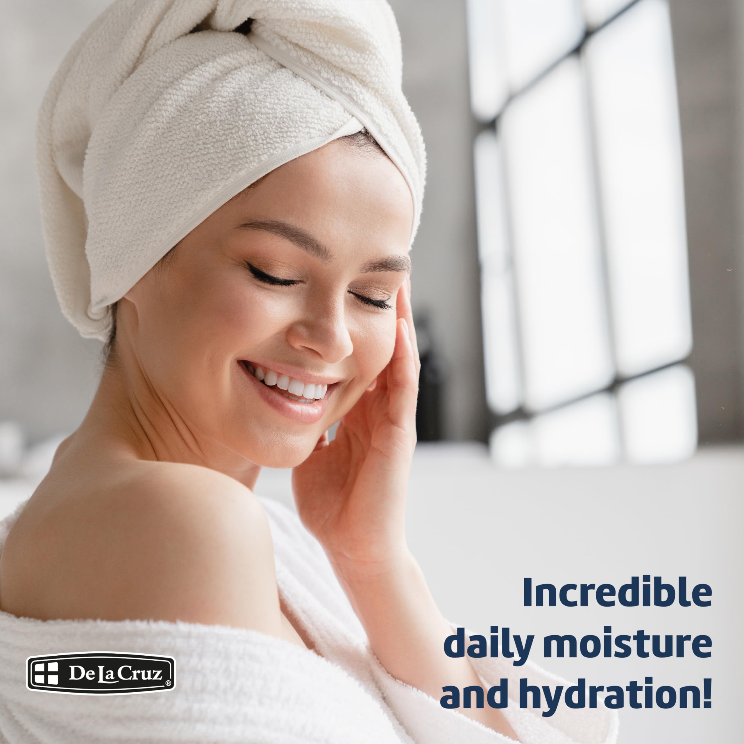 De la Cruz 100% Argan Oil of Morocco Glass Bottle Unscented Pure Cold Pressed