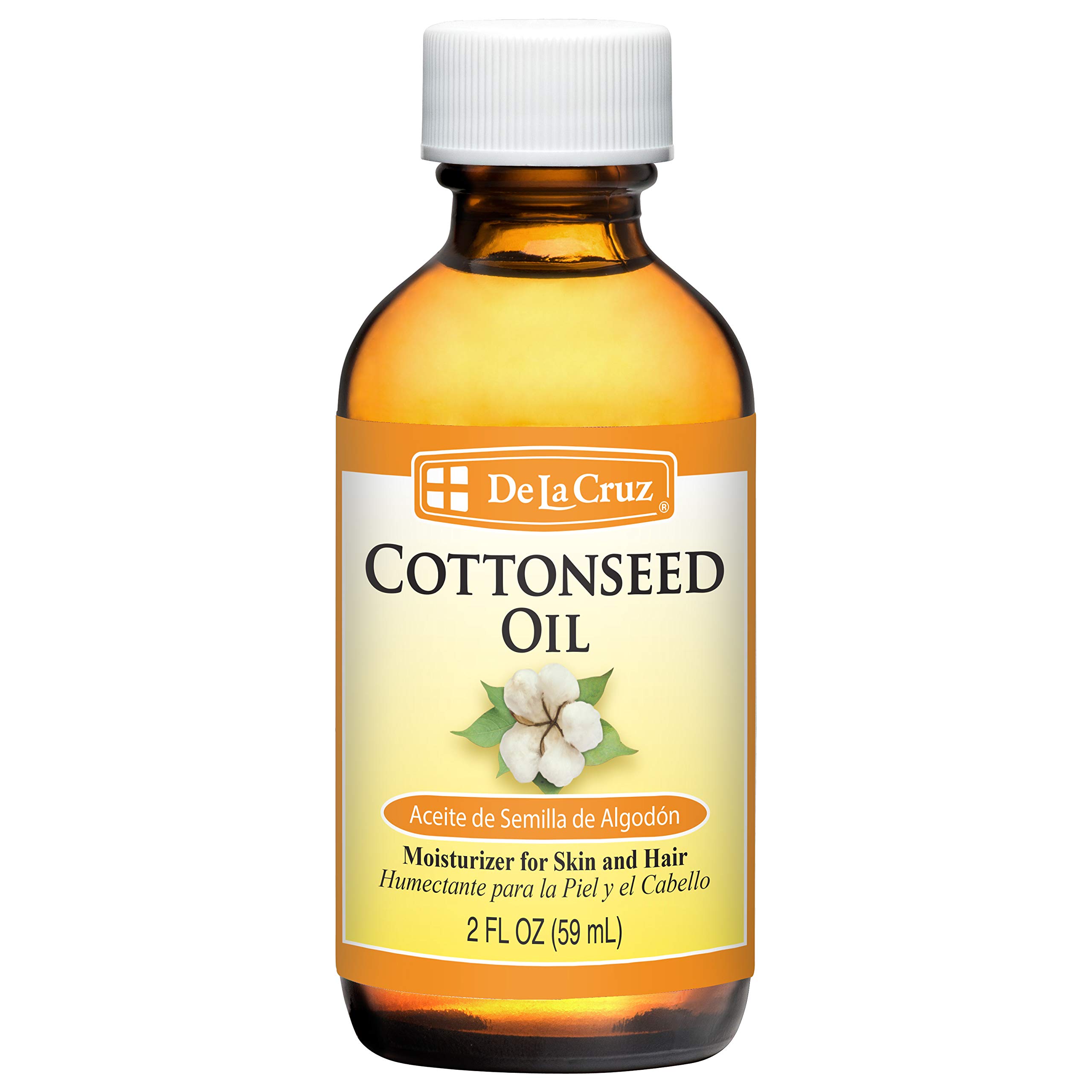 De la Cruz Cottonseed Oil Moisturizer for Skin and Hair Multipurpose Carrier