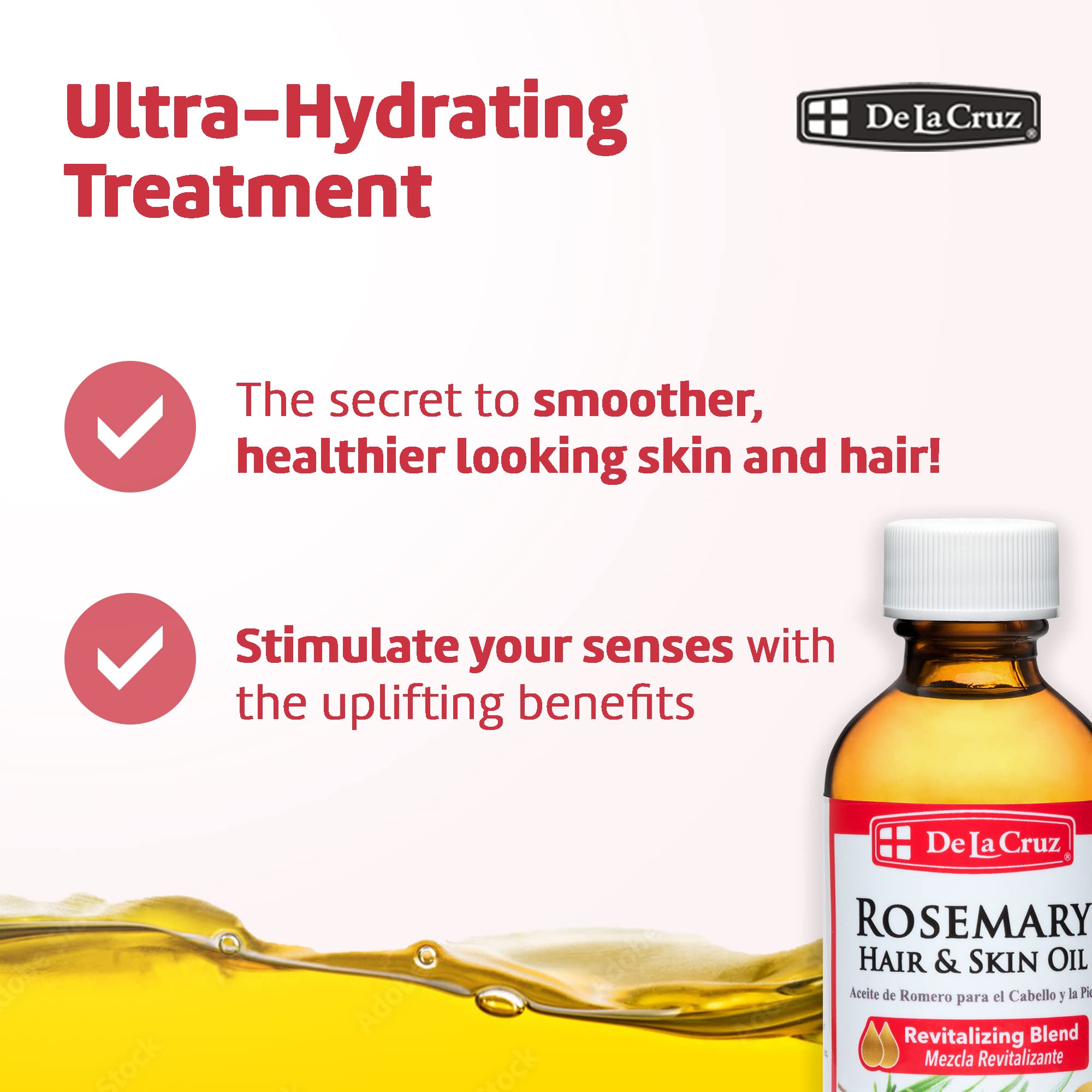 De la Cruz Rosemary Oil Blend Moisturizer With Castor Avocado and Olive Oil - Thumbnail 2