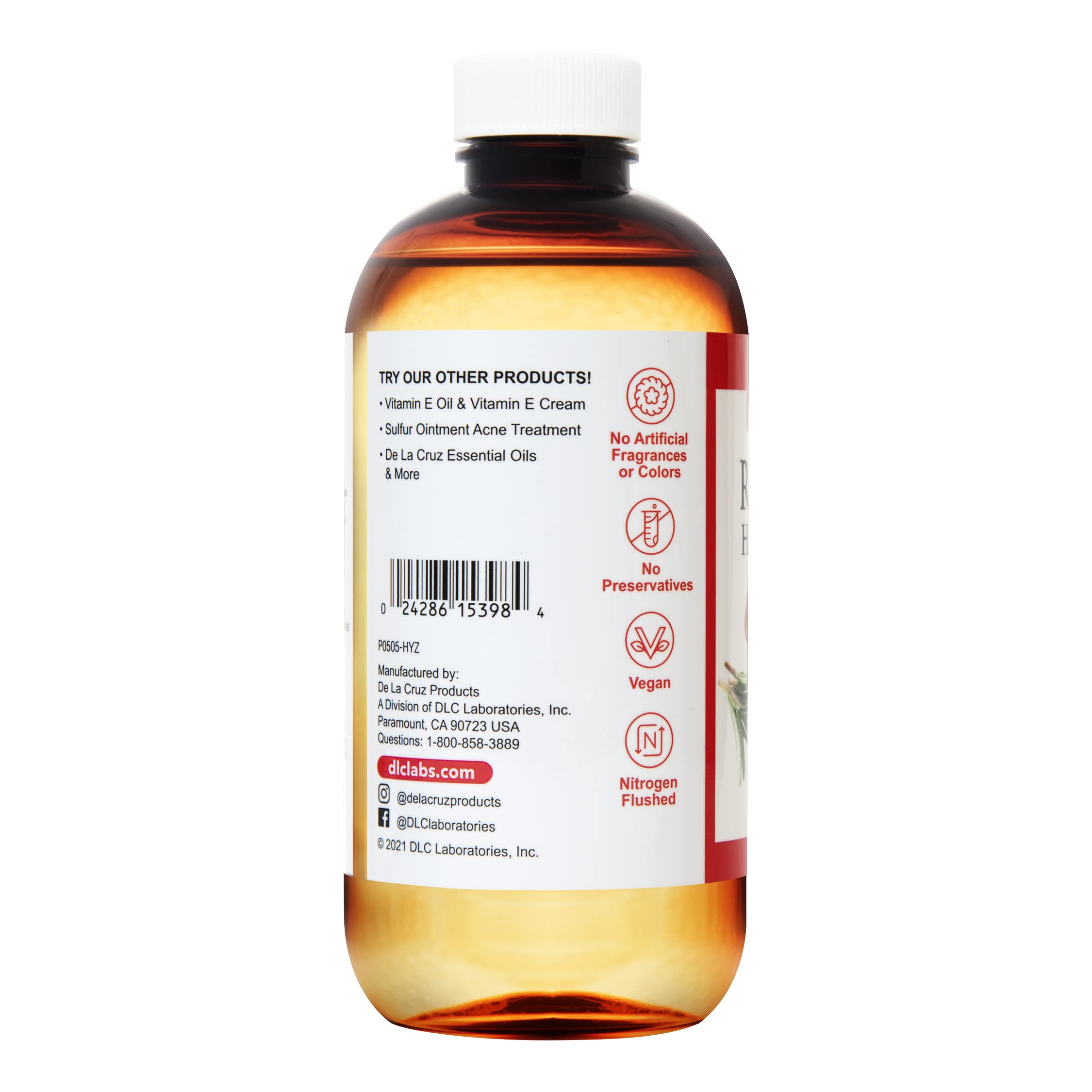 De la Cruz Rosemary Oil Blend Moisturizer With Castor Avocado and Olive Oil - Thumbnail 3