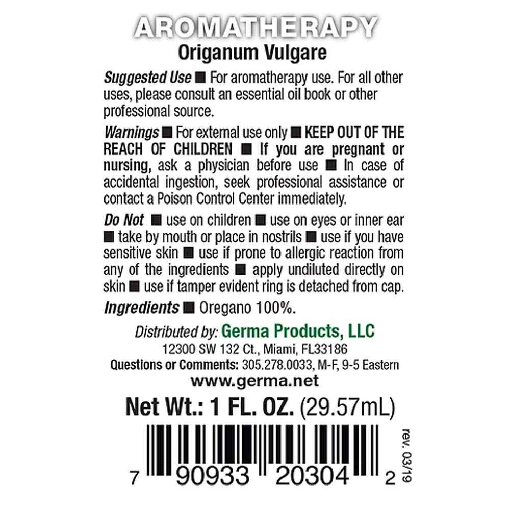 Germa Natural Oregano Oil Expectorant/aceite de Oregano Natural Expectorante. . - Thumbnail 2