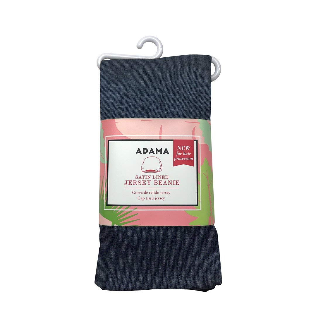 Adama Satin Lined Jersey Beanie Ultra Soft Fashionable Hipster Chic Satin - Thumbnail 2