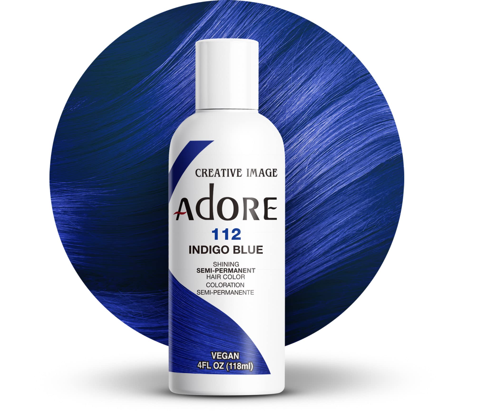 Adore Semi Permanent Hair Color | Vegan Cruelty Free Blue Hair Dye | No Ammonia