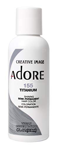Adore Semi Permanent Haircolor #155 Titanium 118 ml (4 oz) - Thumbnail 3
