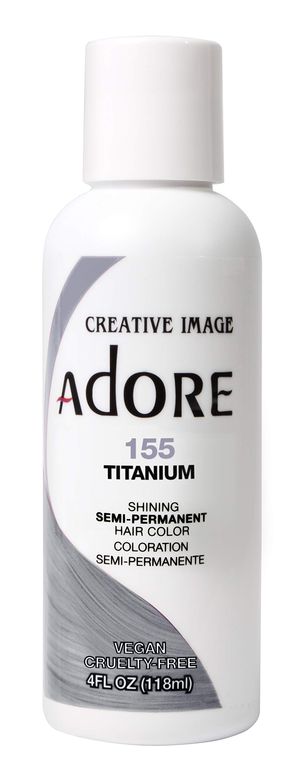 Adore Semi Permanent Haircolor #155 Titanium 118 ml (4 oz)