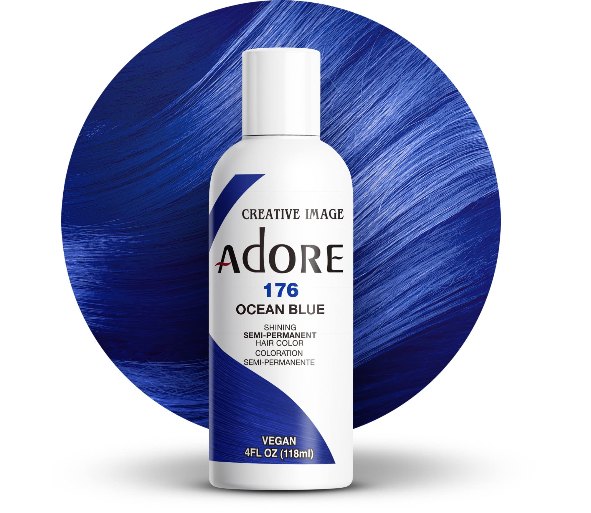 Adore Semi Permanent Hair Color | Vegan Cruelty Free Blue Hair Dye | No Ammonia