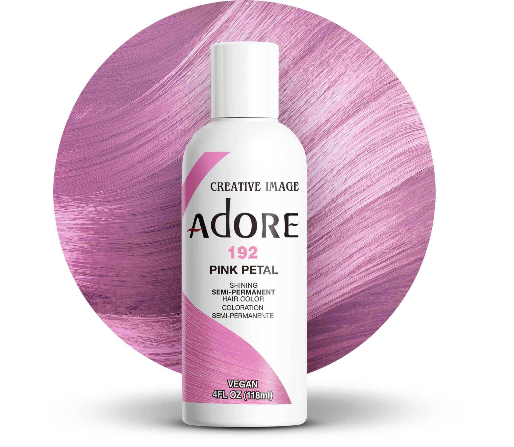 Adore Semi Permanent Hair Color | Vegan Cruelty Free Pink Hair Dye | No Ammonia
