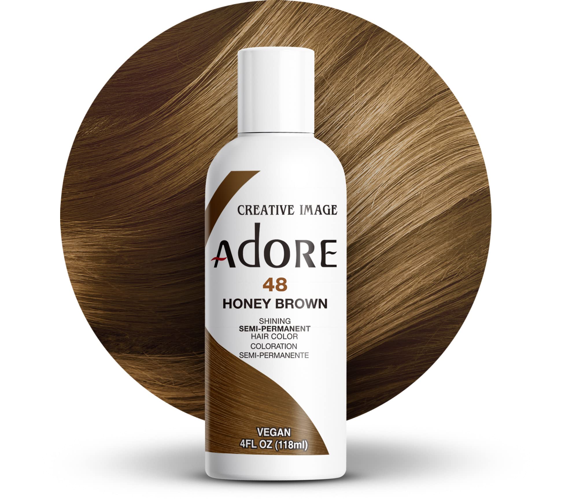 Adore Semi Permanent Hair Color | Vegan Cruelty Free Brown Hair Dye | No