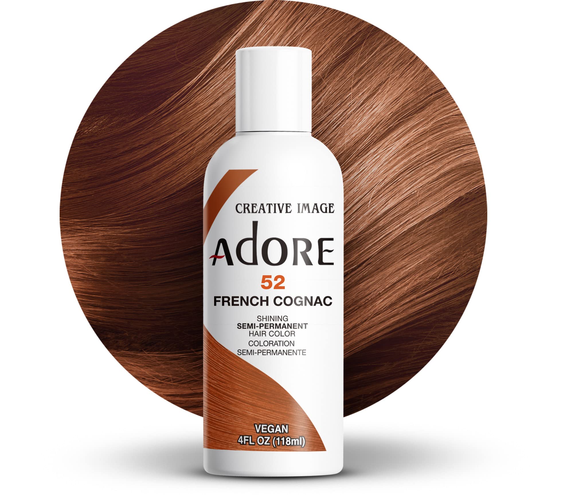 Adore Semi Permanent Hair Color | Vegan Cruelty Free Brown Hair Dye | No