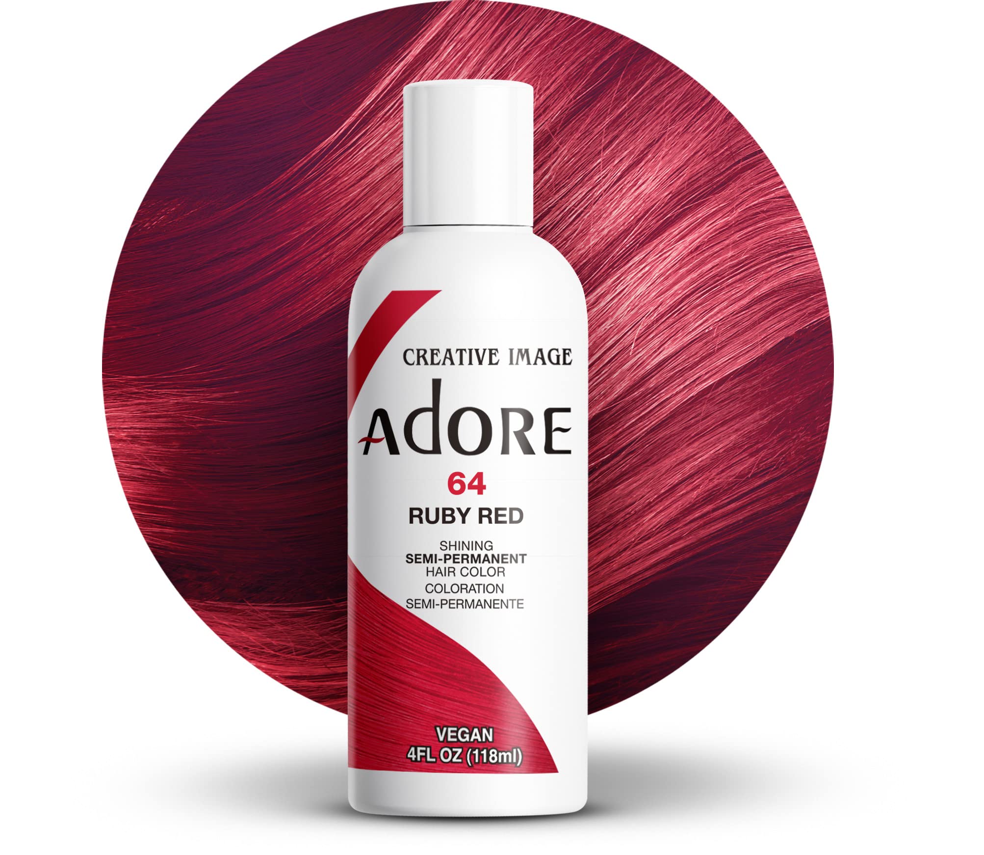 Adore Semi Permanent Hair Color | Vegan Cruelty Free Red Hair Dye | No Ammonia