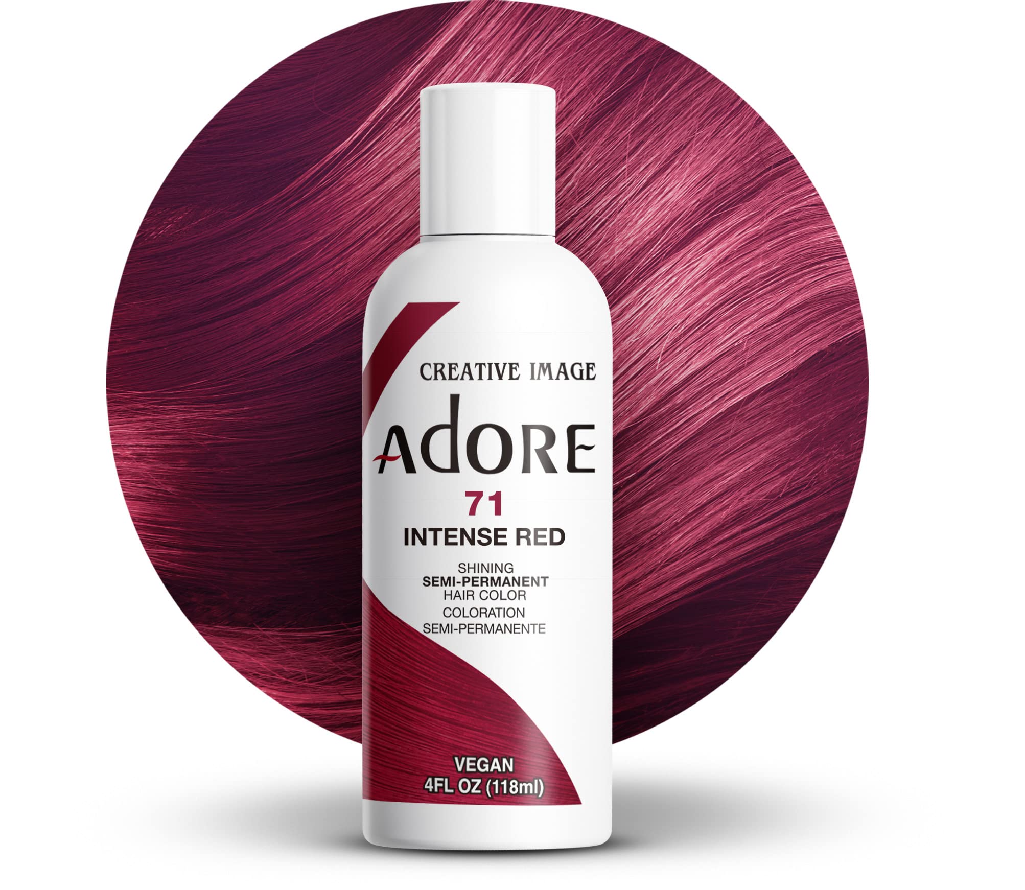 Adore Semi Permanent Hair Color | Vegan Cruelty Free Red Hair Dye | No Ammonia