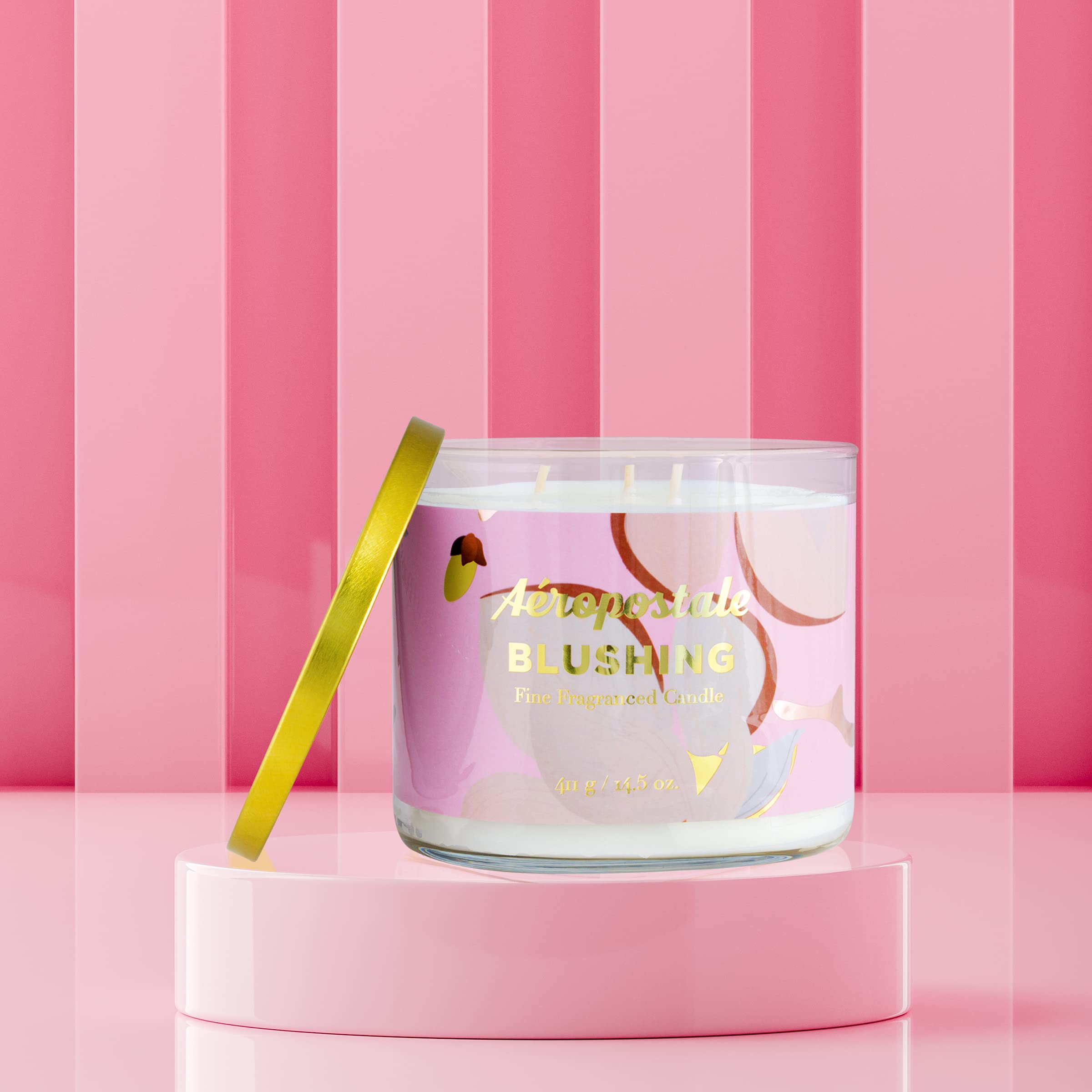 [Candles] Aeropostale Soy Wax Blend 3 Wick Candle Thank You Mom 14.5 oz - Thumbnail 3