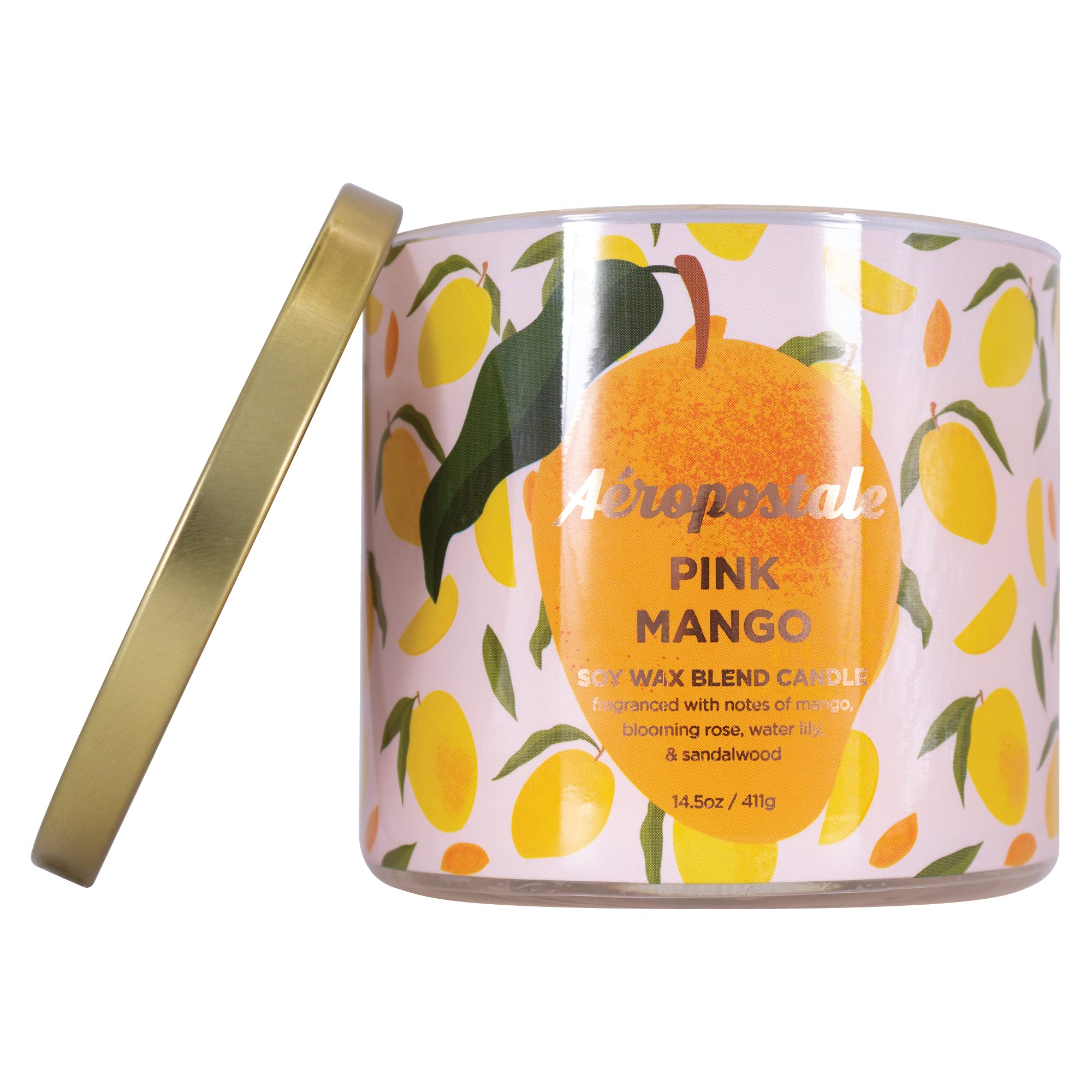 [Candles] Aeropostale Pink Mango 14.5 Candle Usa 1pcs Bybox - Thumbnail 2