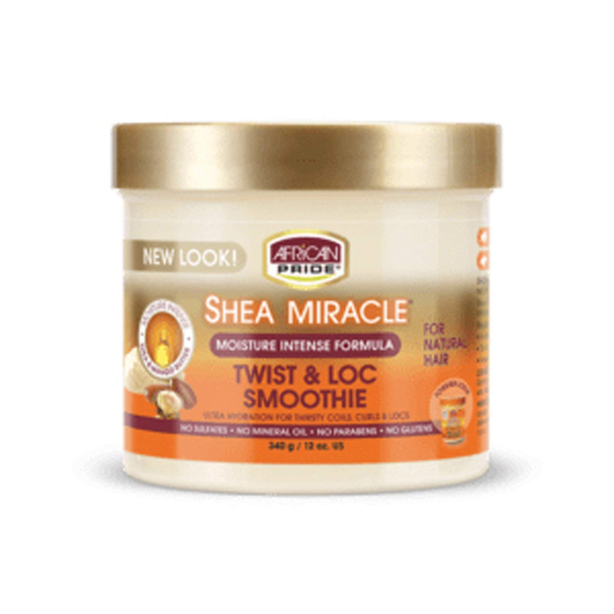 African Pride Shea Miracle Moisture Twist Loc Smoothie 12 oz