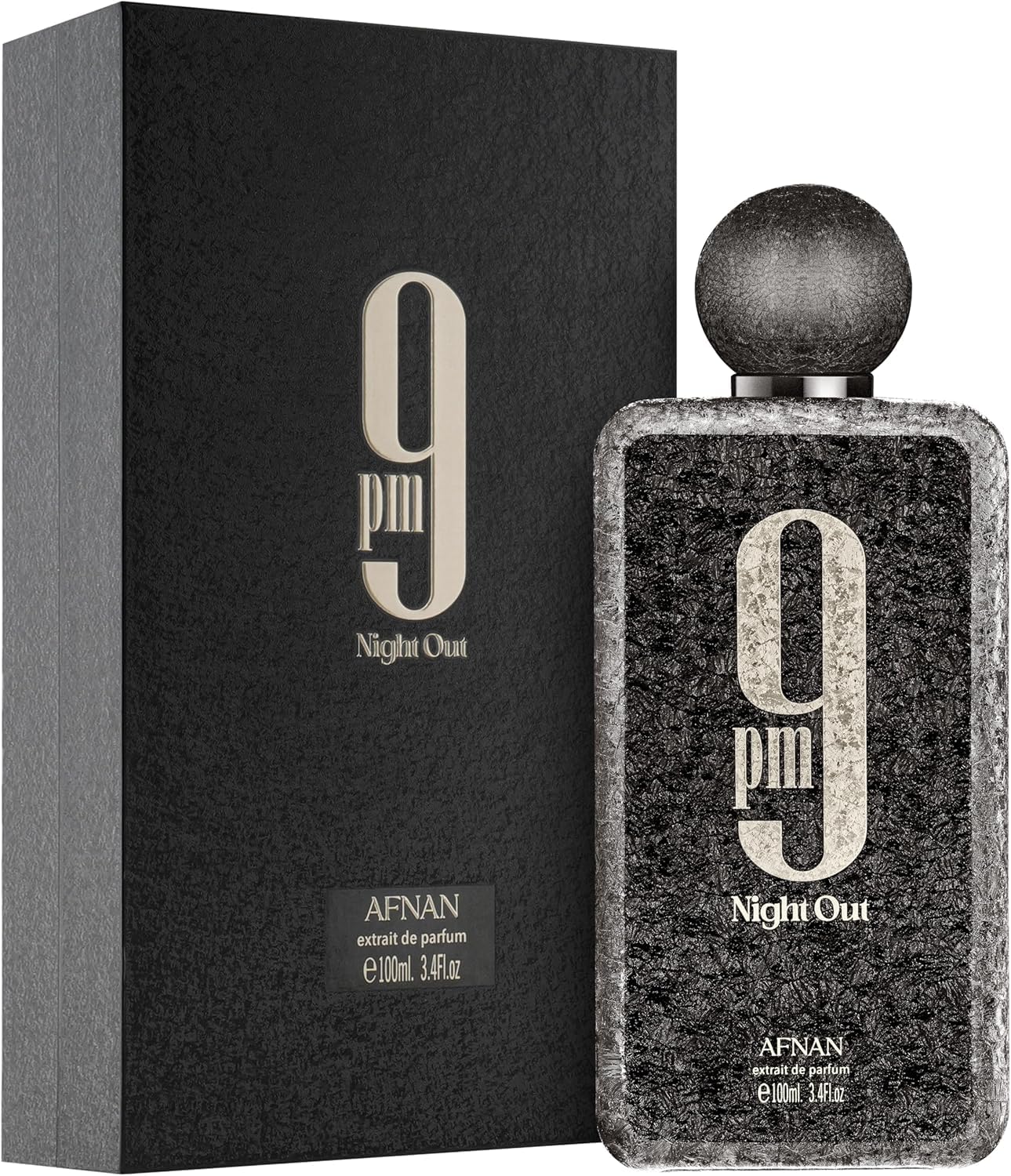 Afnan 9 Pm Night Out Unisex Extrait de Parfum 3.4 Fl. Oz Unisex - Thumbnail 3
