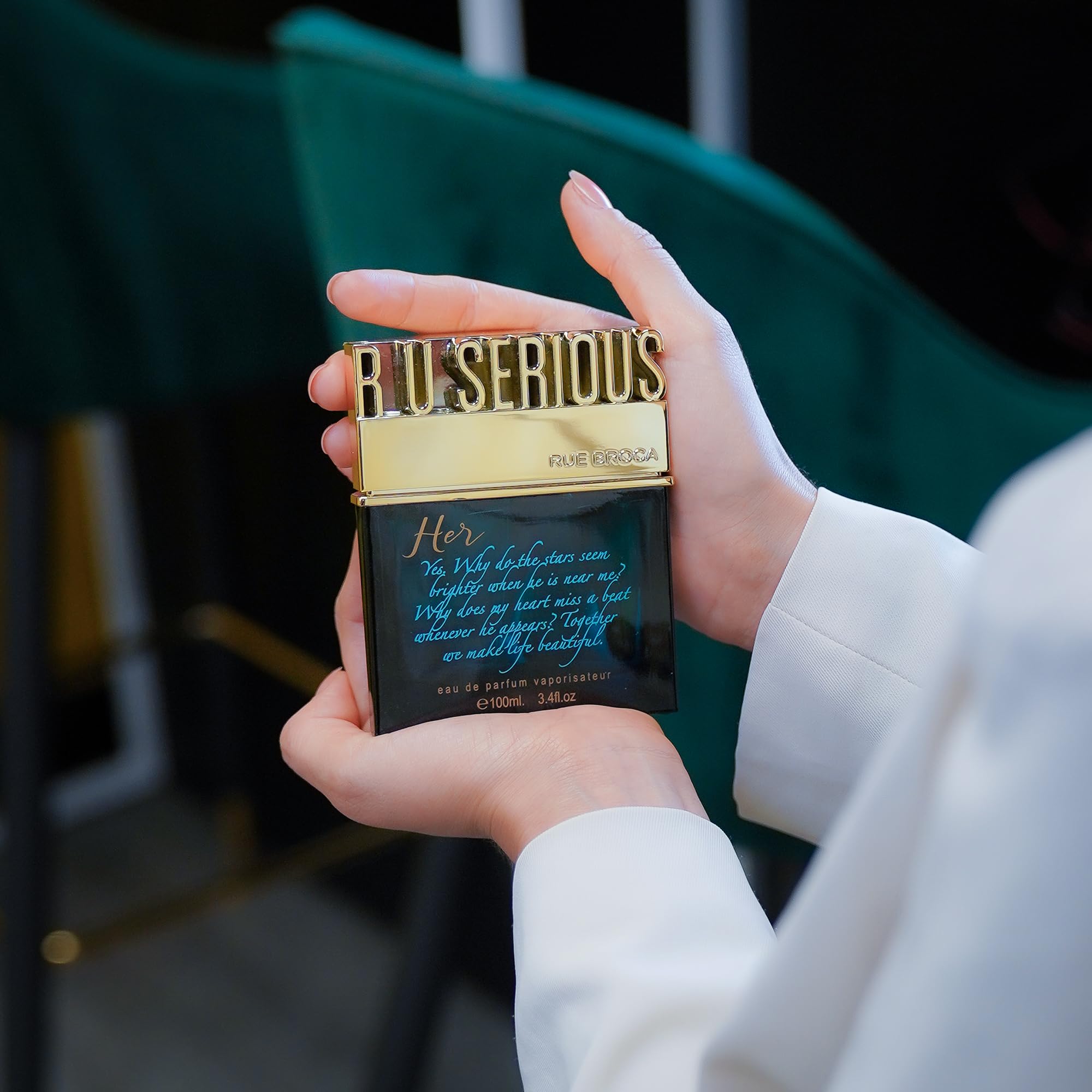 Rue Broca R U Serious Her 3.4 Fl. Oz Fruity Floral With Warm Woody Notes For - Thumbnail 3