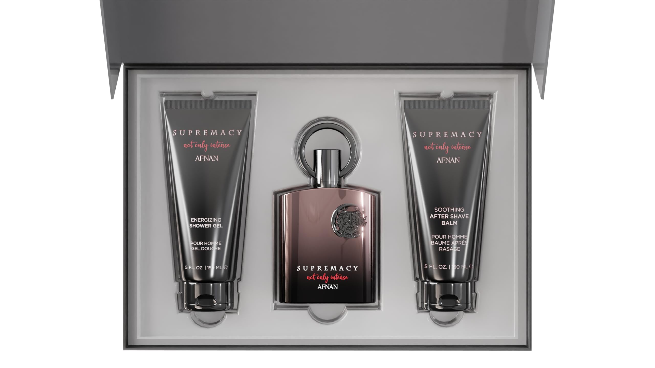 [Set] Afnan Supremacy Not Only Intense After Shave Shower Gel For Men EDP 3.4 oz - Thumbnail 2