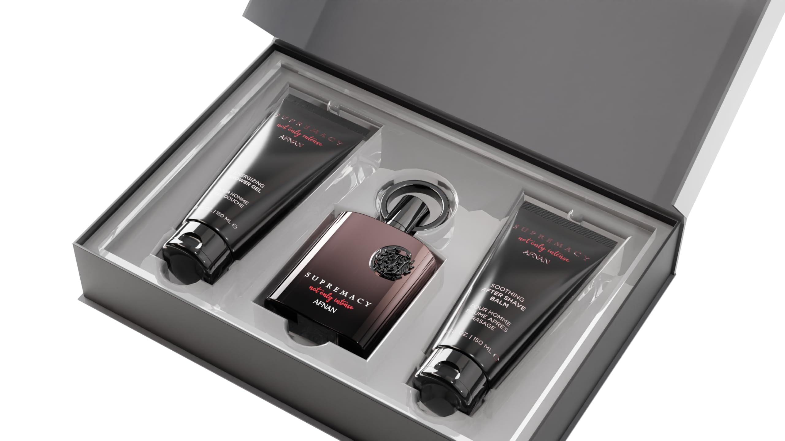 [Set] Afnan Supremacy Not Only Intense After Shave Shower Gel For Men EDP 3.4 oz - Thumbnail 3
