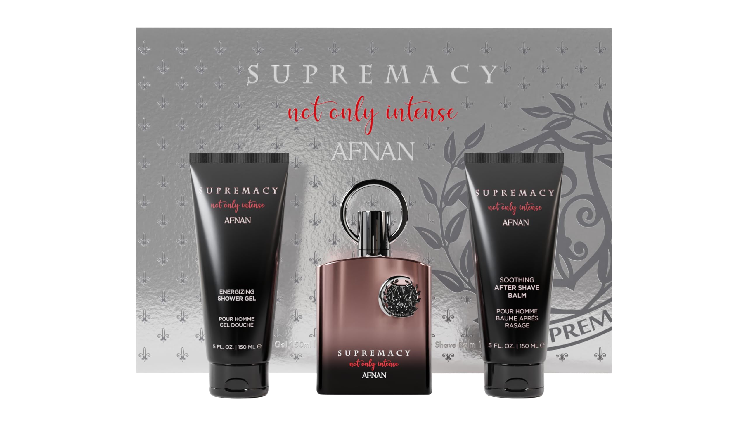 [Set] Afnan Supremacy Not Only Intense After Shave Shower Gel For Men EDP 3.4 oz