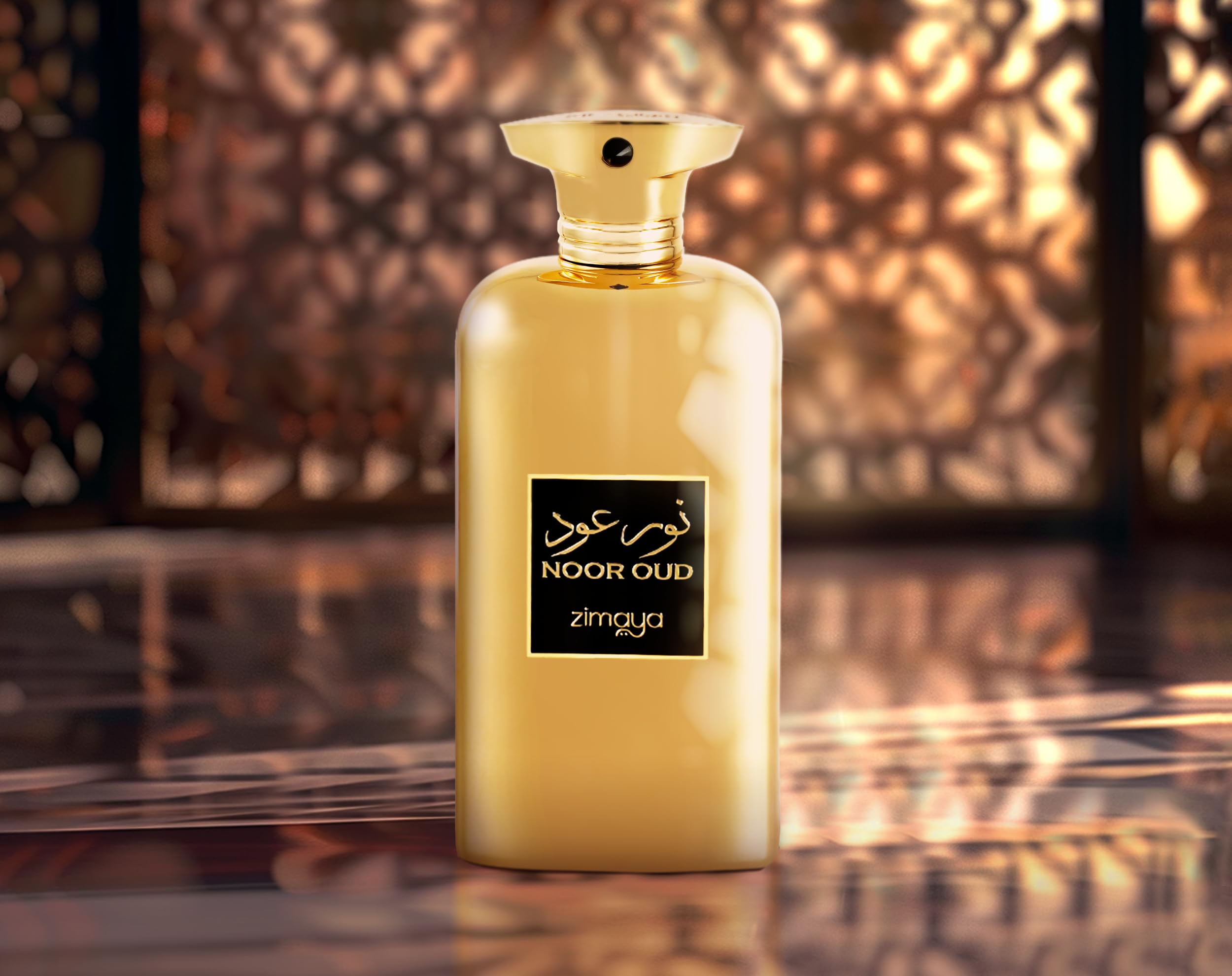 Zimaya Noor Oud Unisex 3.4 Fl. Oz Addictive Long Lasting With Saffron Rose and