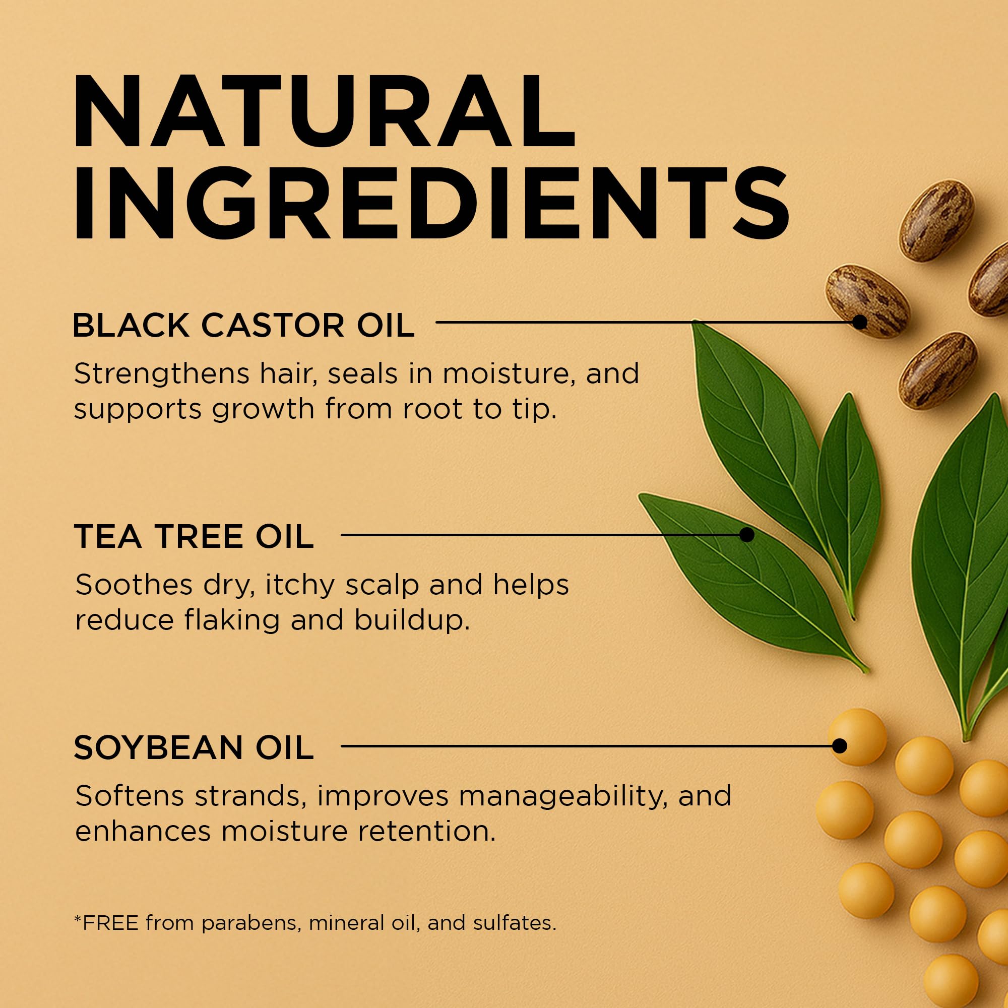 African Pride Black Castor Miracle Hair Scalp Sealing Oil Hair Oil With Black - Thumbnail 3