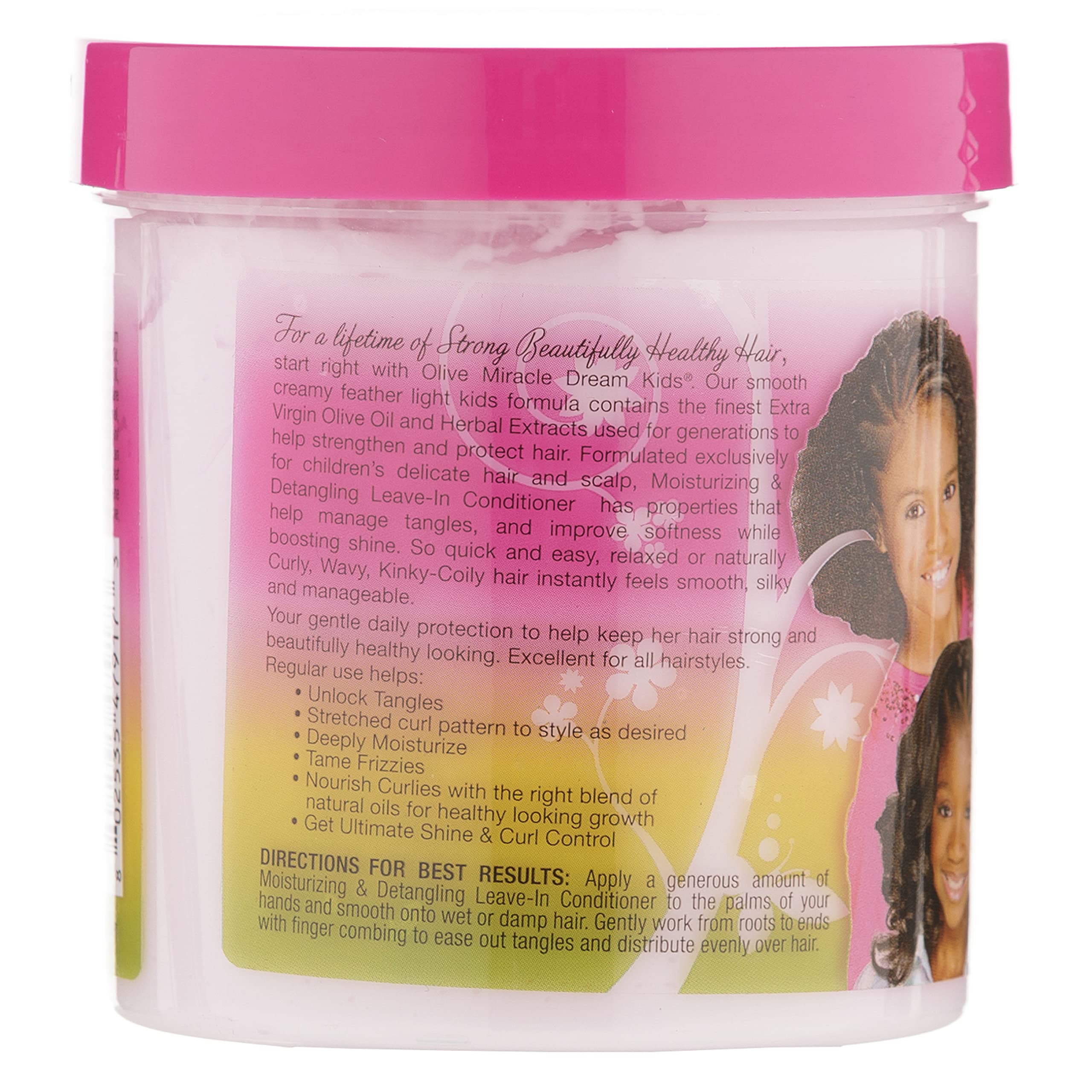 African Pride Dream Kids Olive Miracle Detangling Moisturizing Leave In - Thumbnail 3