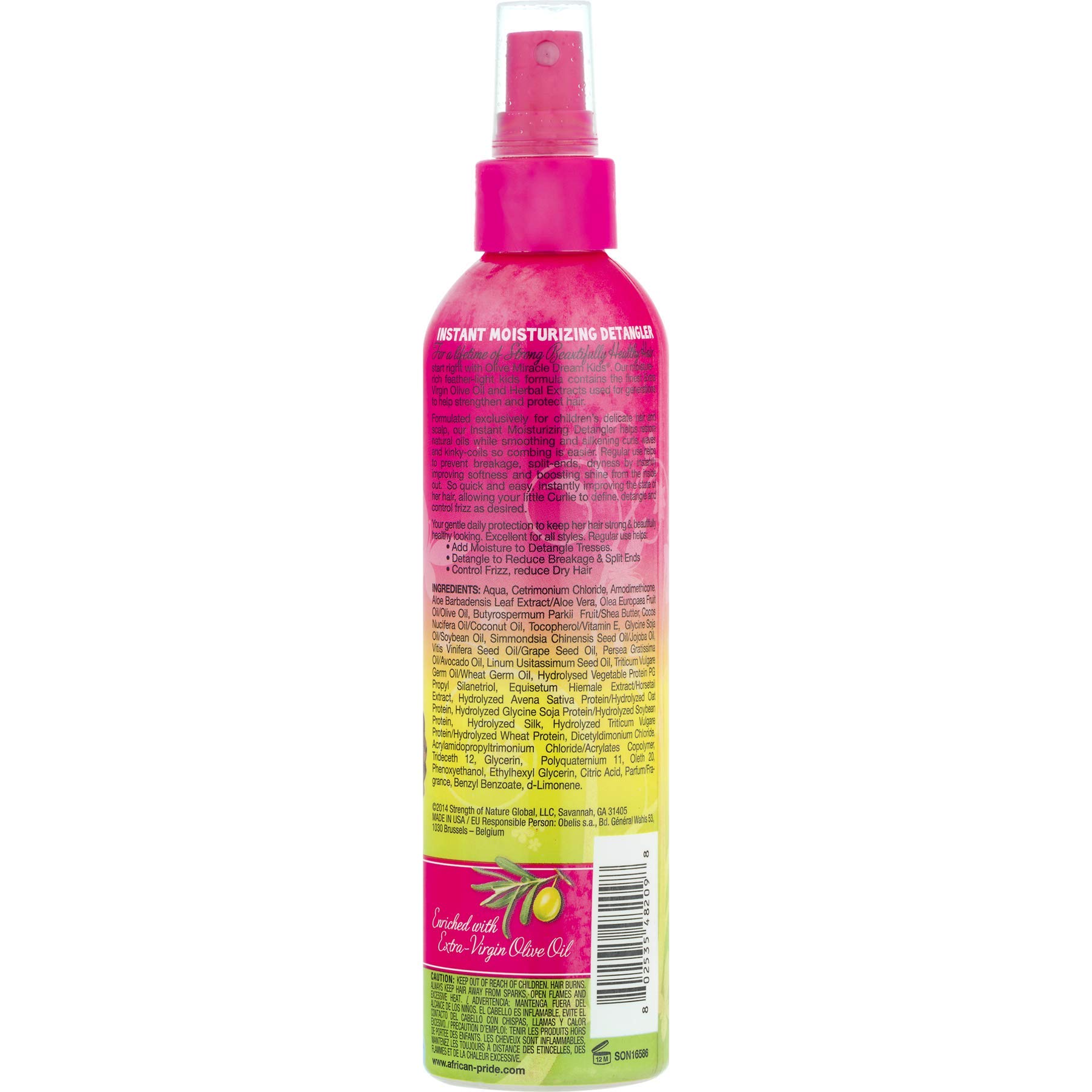 African Pride Dream Kids Olive Miracle Instant Moisture Detangler Restores - Thumbnail 3