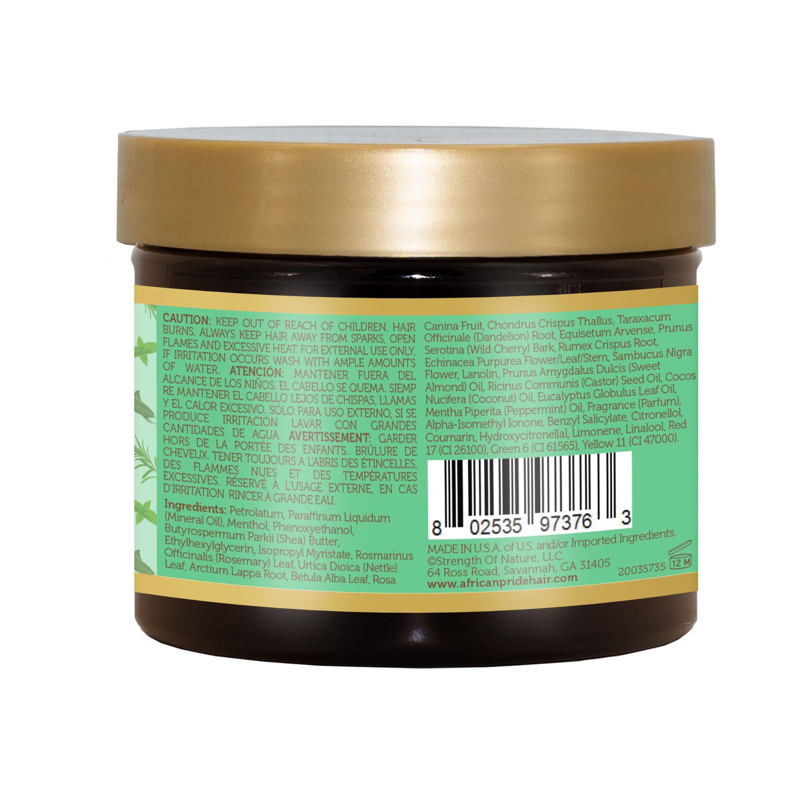 African Pride Feel It Formula Hair Strengthening Balm 4 oz - Thumbnail 2