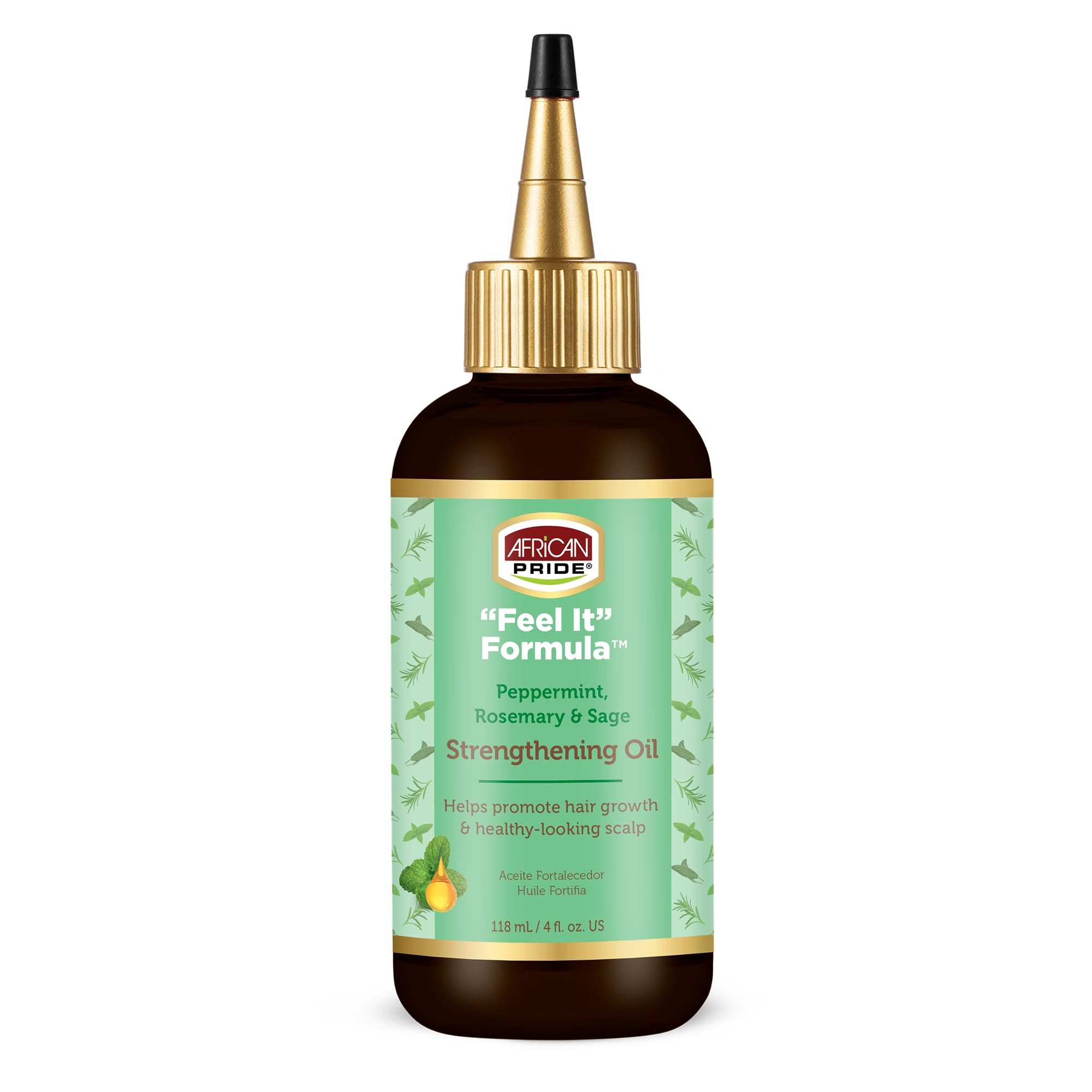 African Pride Feel It Formula Hair Strengthening Oil Hair Oil With Rosemary